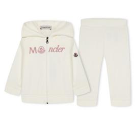 Moncler Logo Embroidered Tracksuit Set Infants