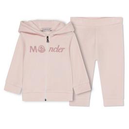 Moncler Logo Embroidered Tracksuit Set Infants