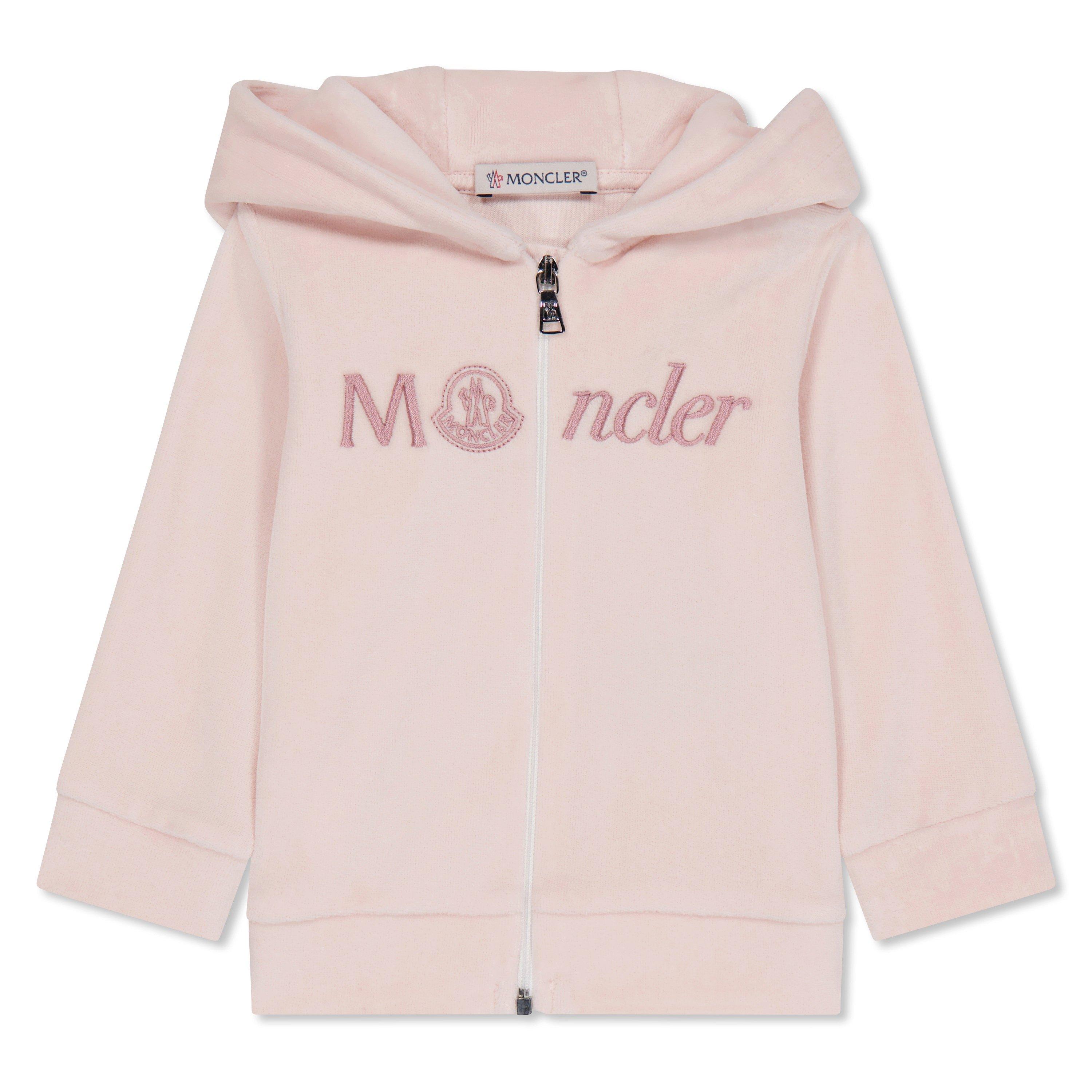 Pink 529 - Moncler - Logo Embroidered Tracksuit Set Infants - 2