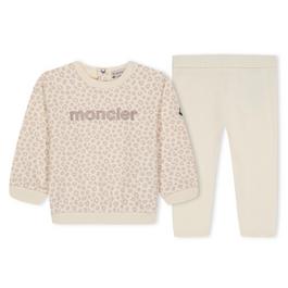 Moncler Animalier Print Cotton Tracksuit Infants