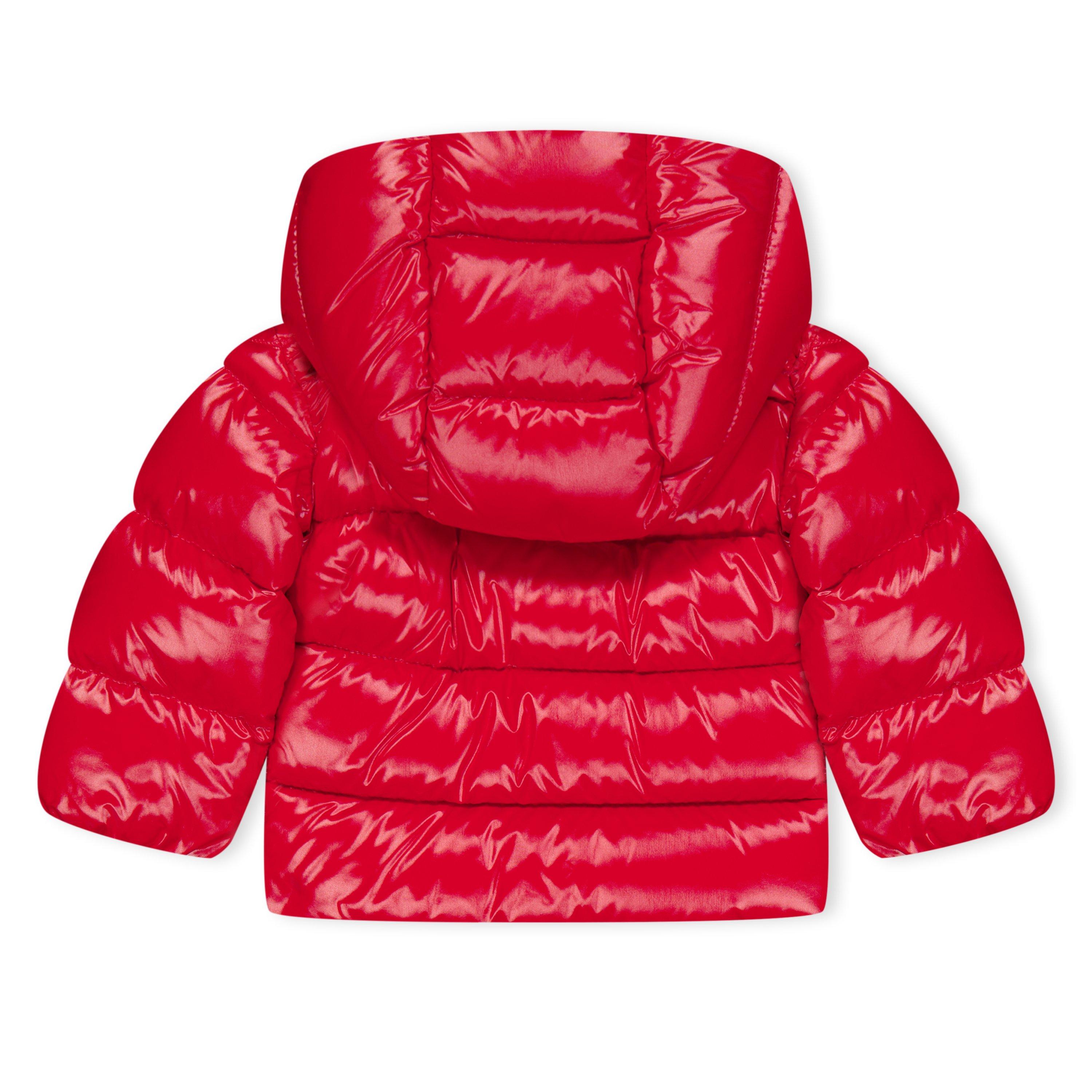 Red 455 - Moncler - Kids' Maya Hooded 90/10 Goose Down Short Puffer Jacket - 2