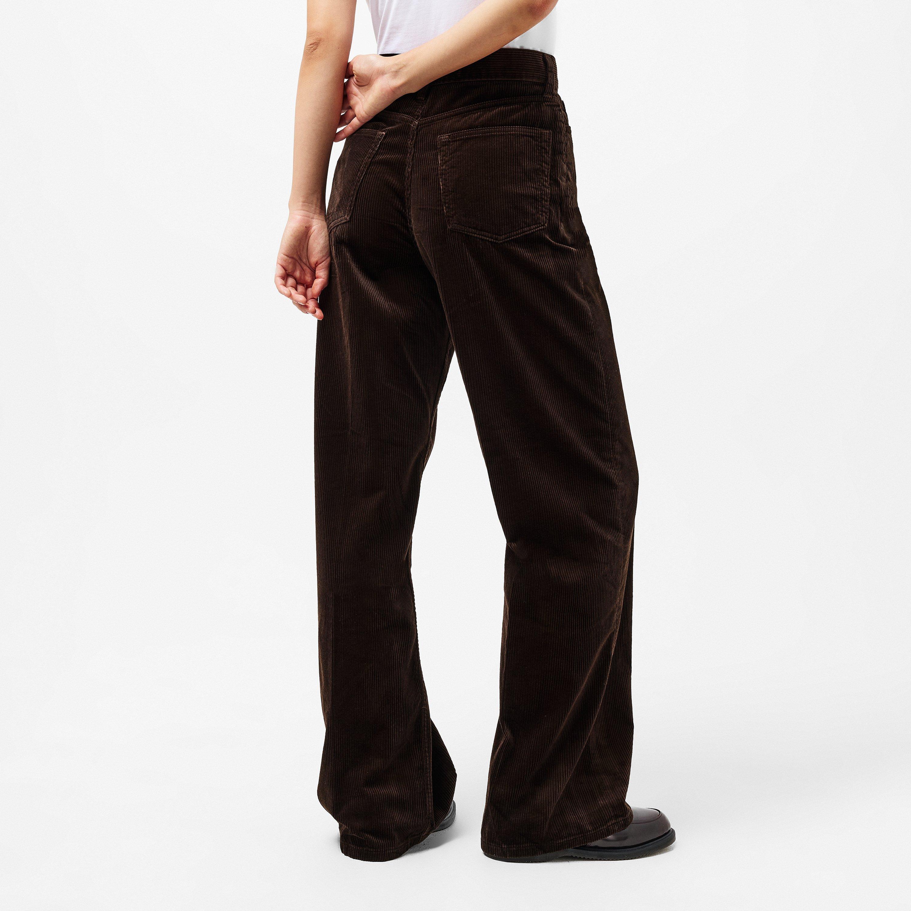Dark Beech - Polo Ralph Lauren - Women's Cord Tailored Trousers - 4