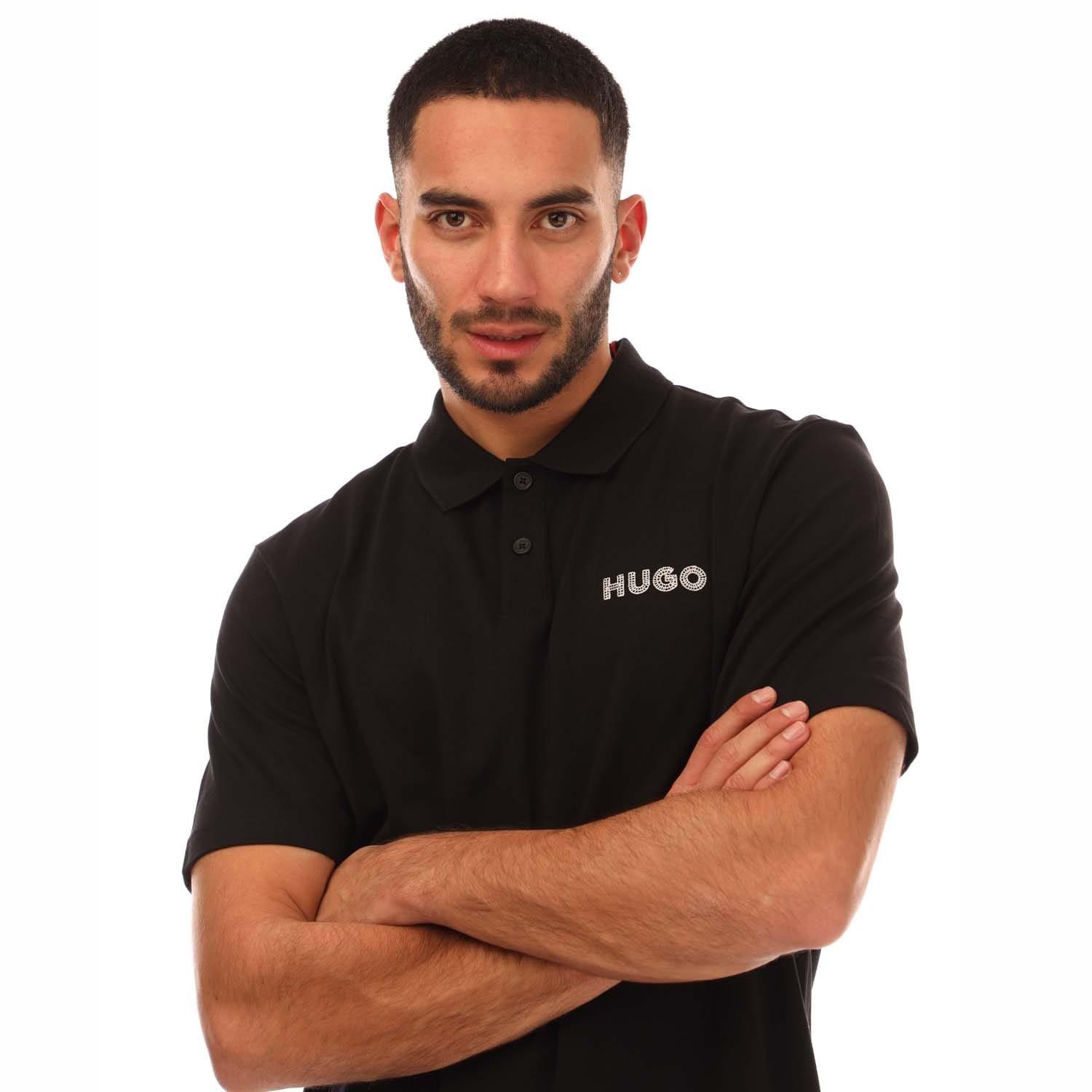 Black - Hugo - Drocholo Polo Shirt - 2