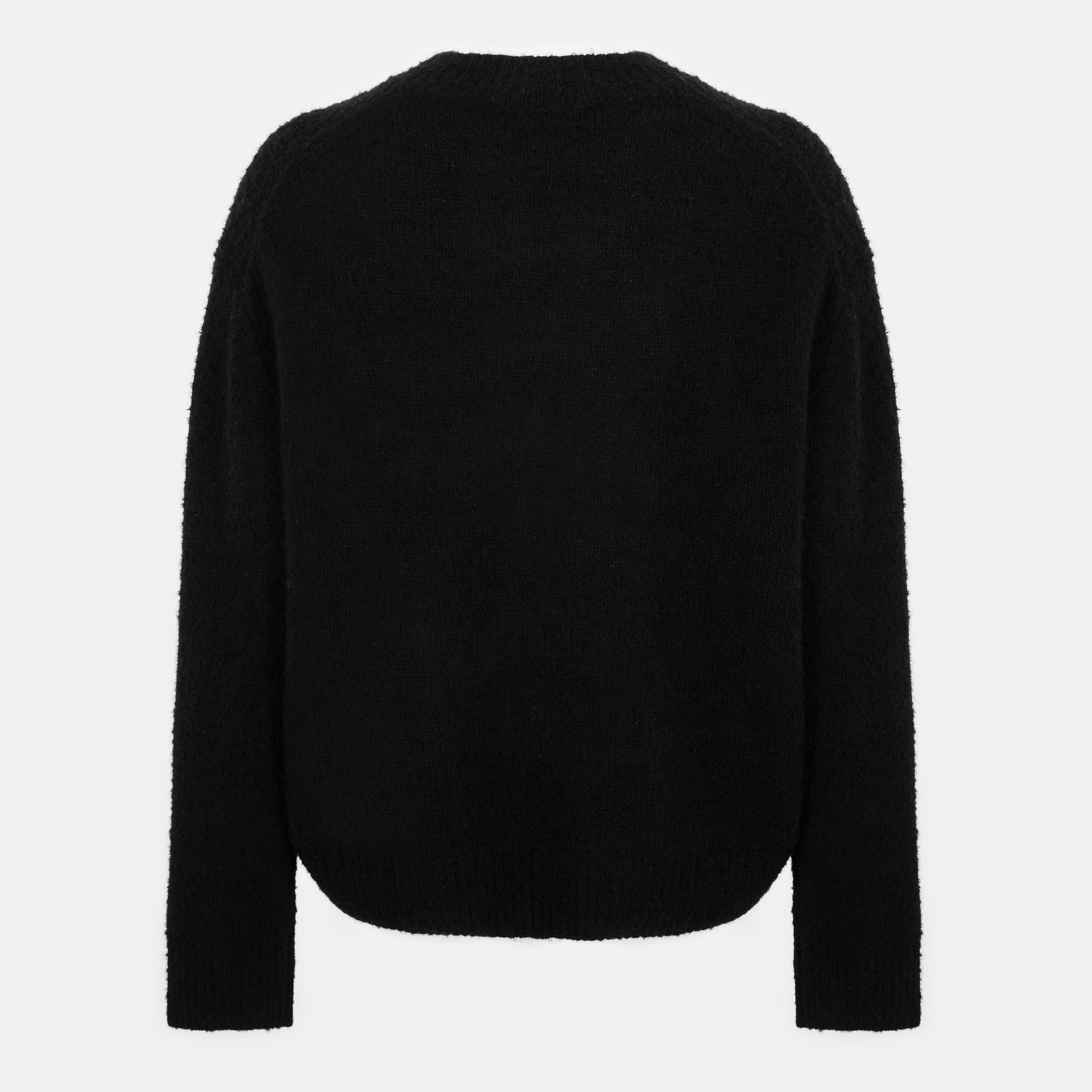Black - Cole Buxton - Men's Star Knitted Crew Neck Jumper - 2