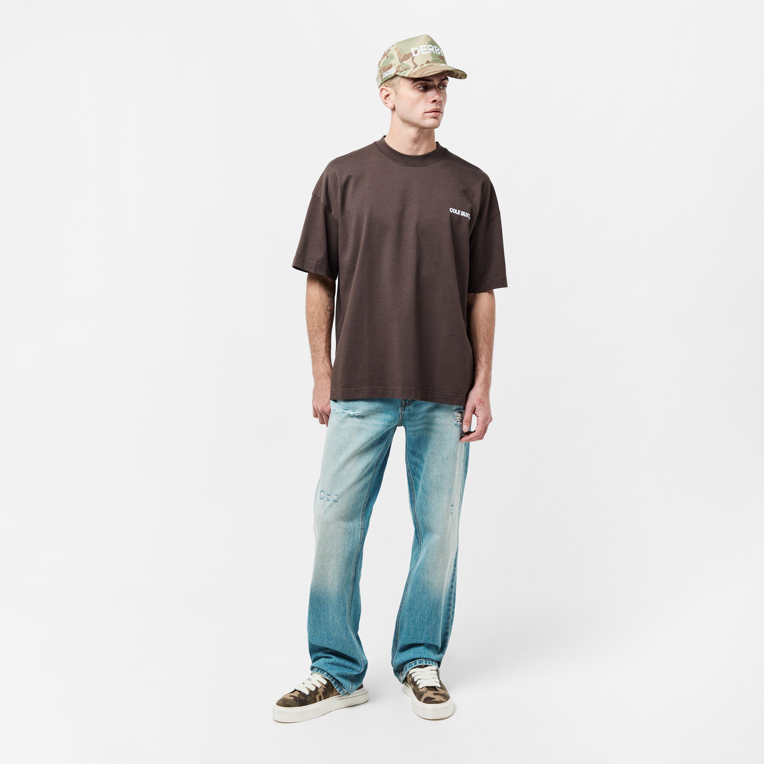 Blue - Cole Buxton - Men's Beverley Wide Leg Jeans - 6