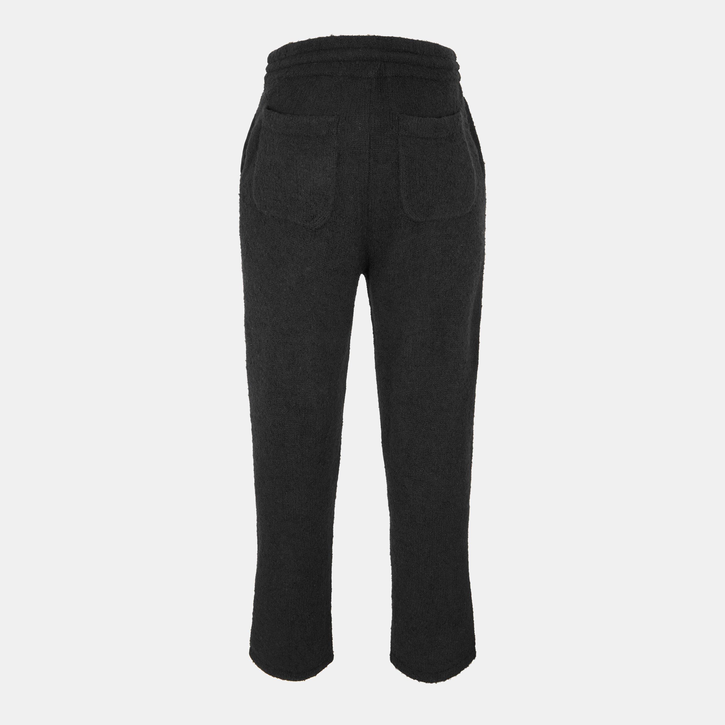 Black - Cole Buxton - Men's Star Jog Knitted Trousers - 2