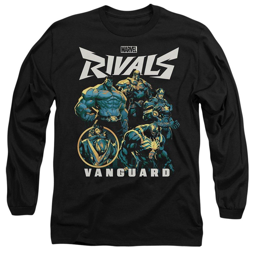 Black - Marvel - Rivals Vanguard Trend Long Sleeve T-Shirt Black - 1