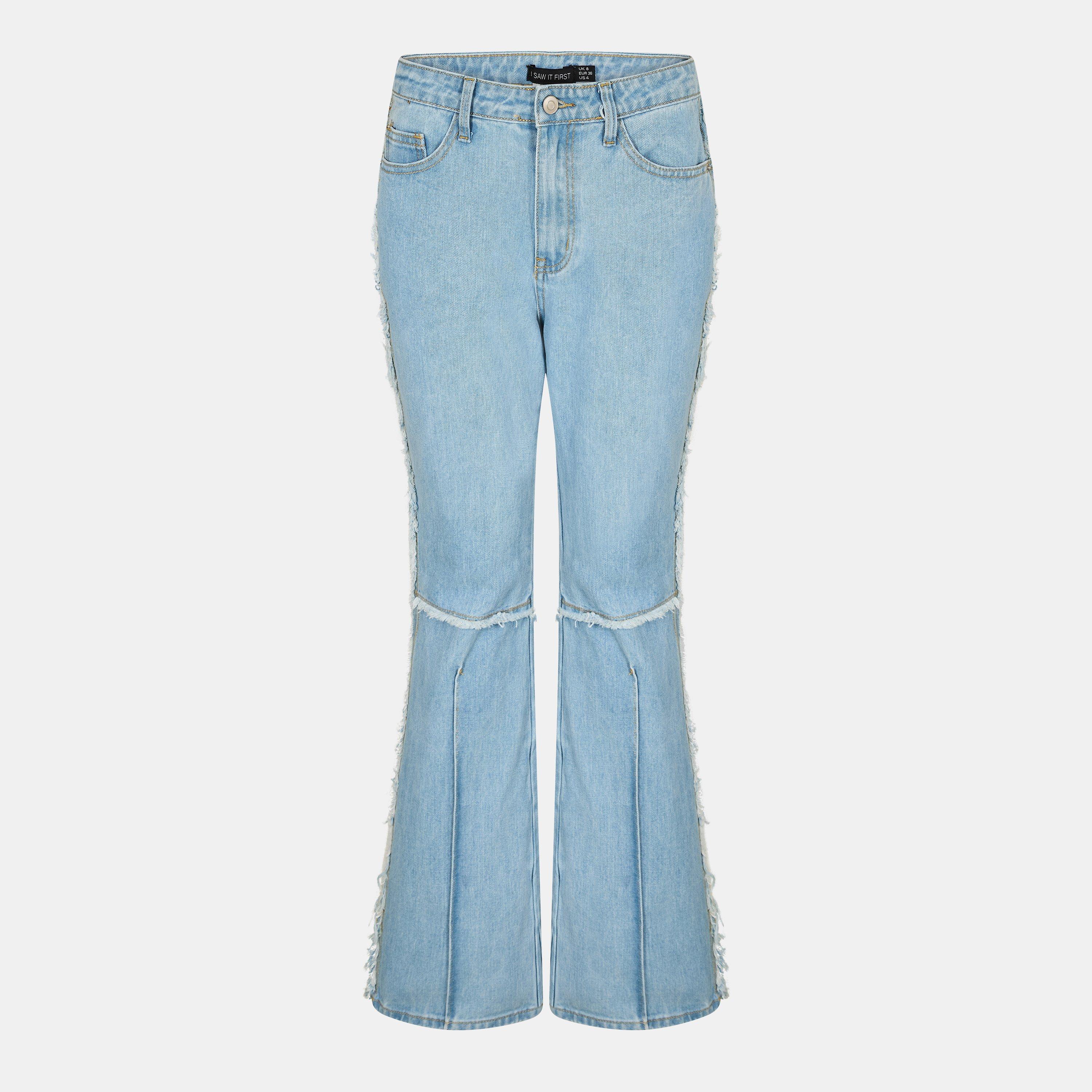 Women's High Waisted Cotton Bootcut Jeans