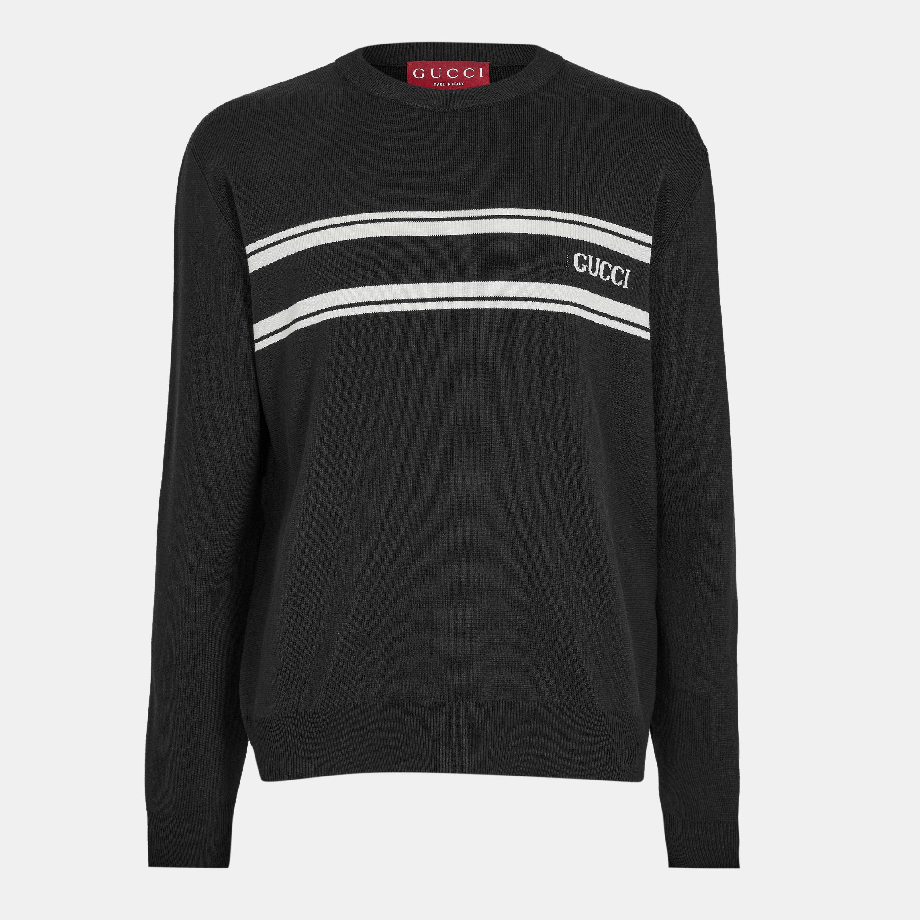 Gucci Men's Wool-Mix Crew Neck Jumper | Cruise Fashion