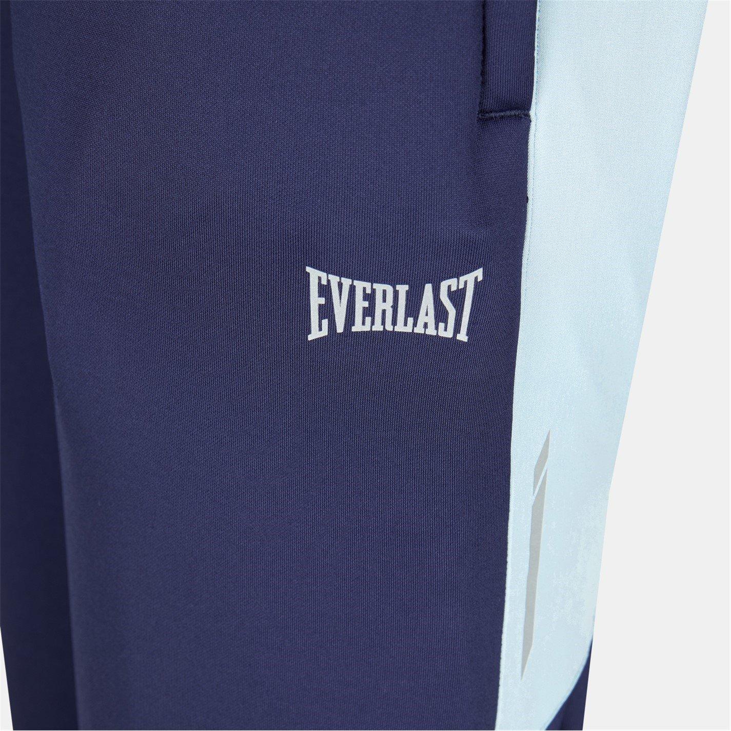 Marine/Bleu - Everlast - Mens NRG Closed Hem Poly Tracksuit Joggers - 3