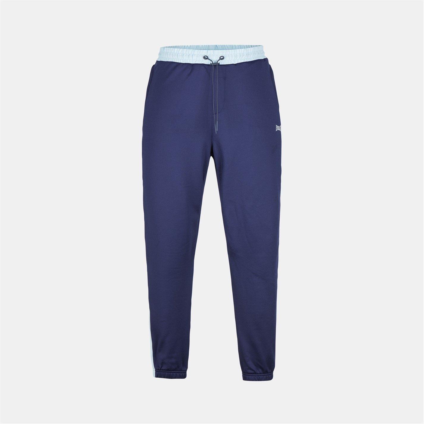 Marine/Bleu - Everlast - Mens NRG Closed Hem Poly Tracksuit Joggers - 4