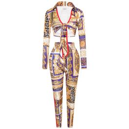 Honeyz Print Top and Legging Set