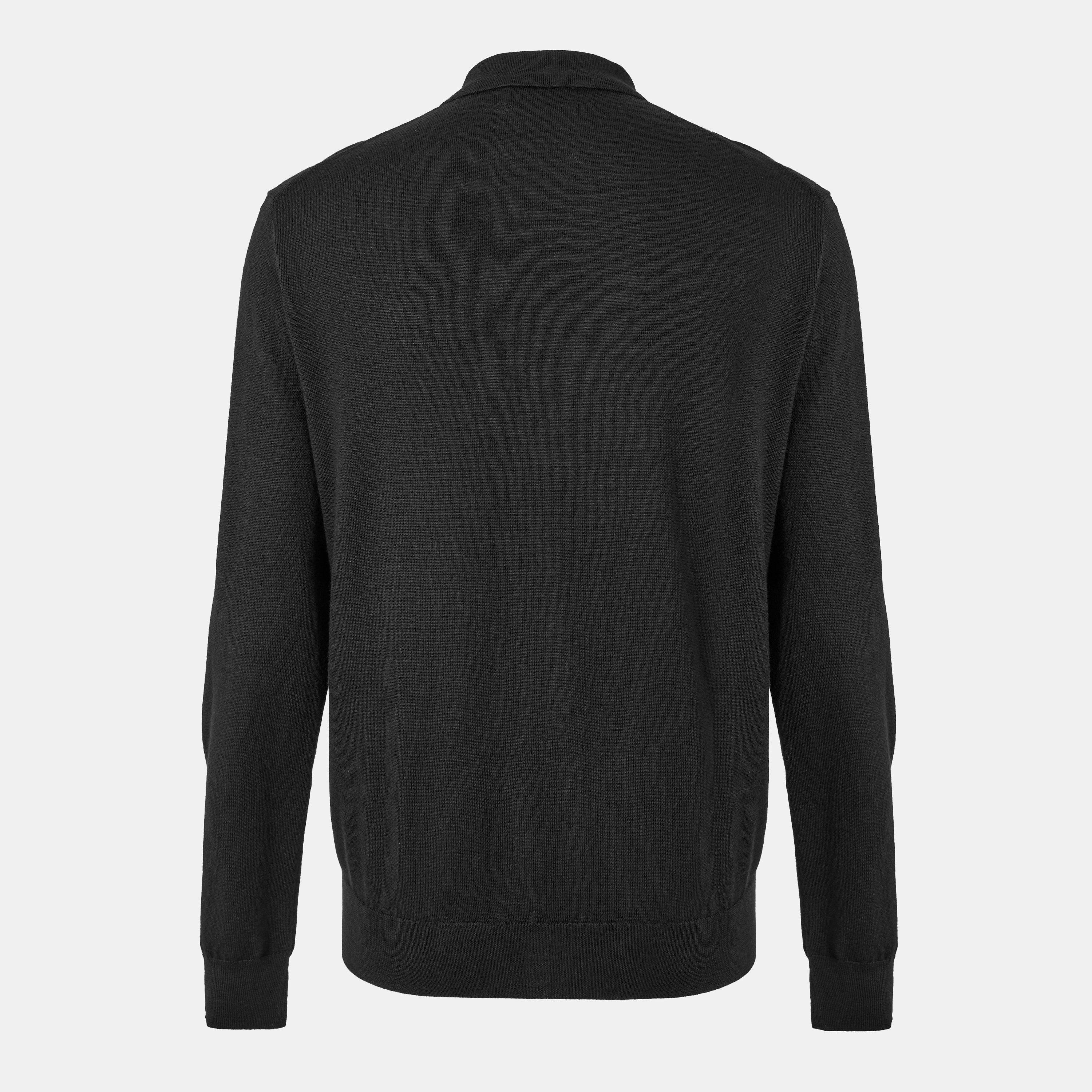 Polo Black - Polo Ralph Lauren - Men's Merino Crew Neck Jumper - 2