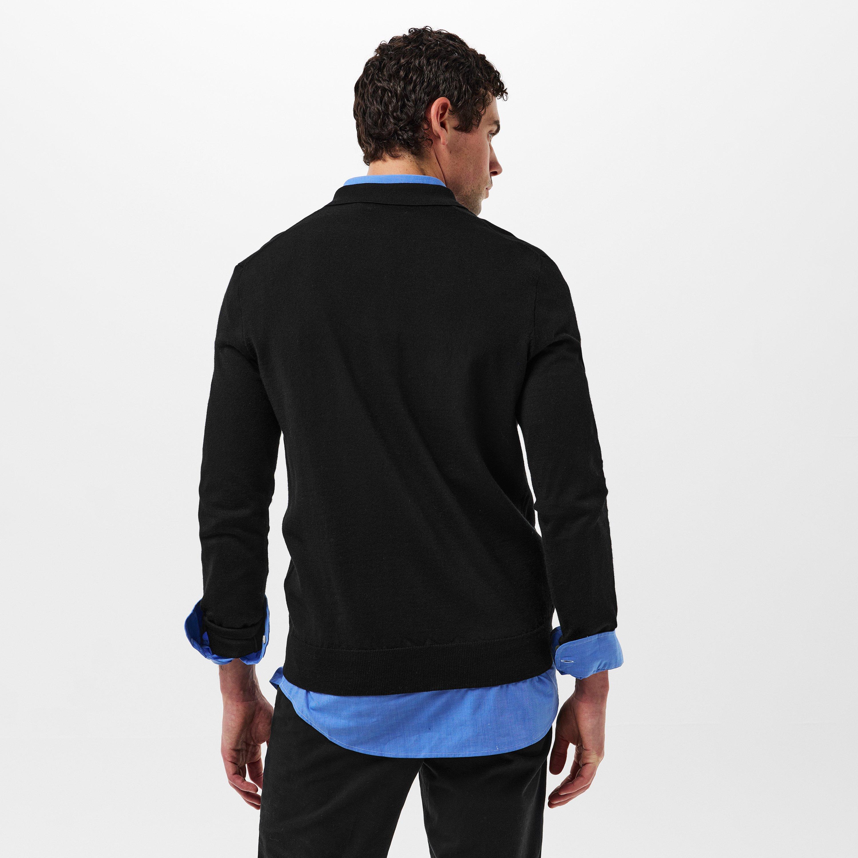 Polo Black - Polo Ralph Lauren - Men's Merino Crew Neck Jumper - 4