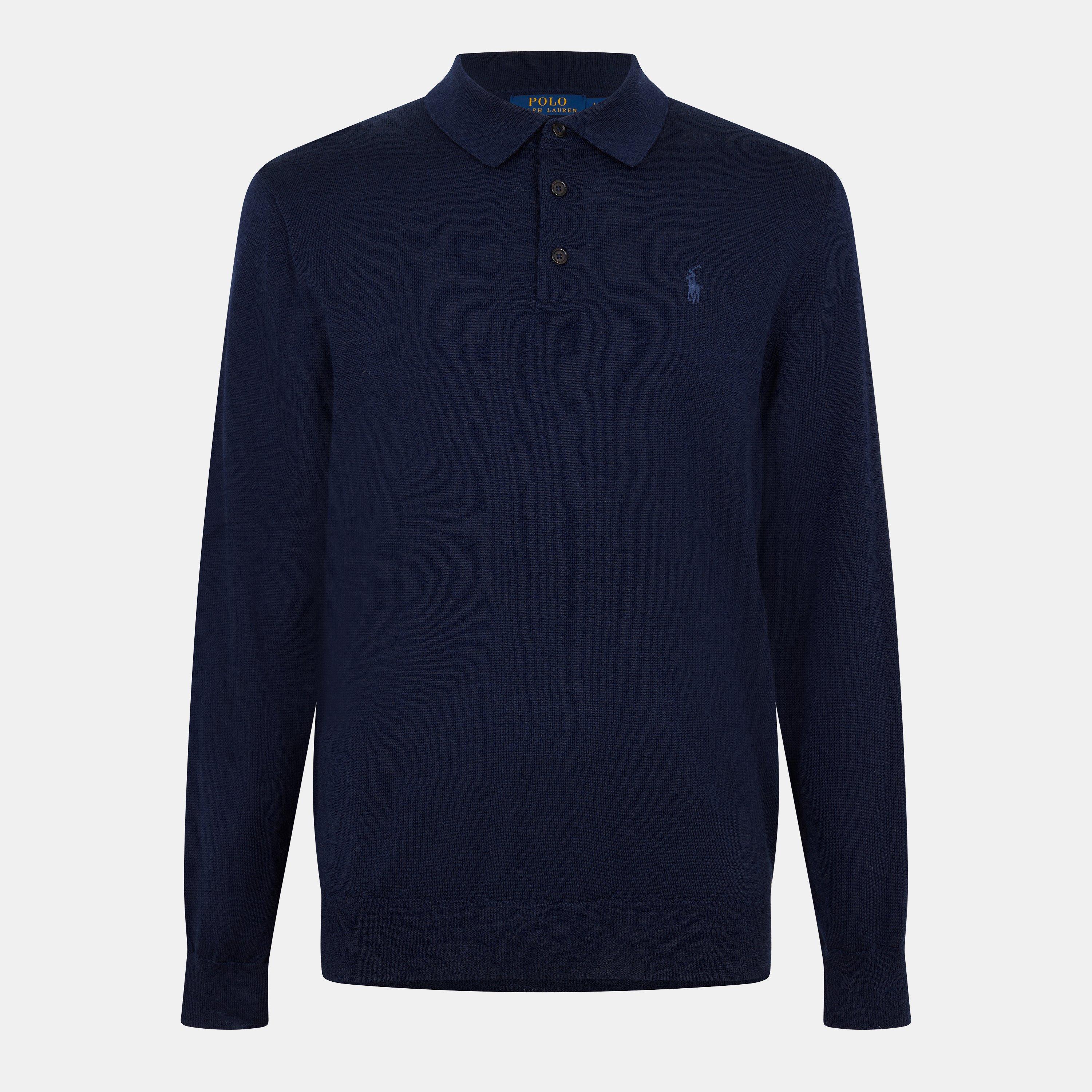 Polo Ralph Lauren Men's Merino Crew Neck Jumper | Flannels