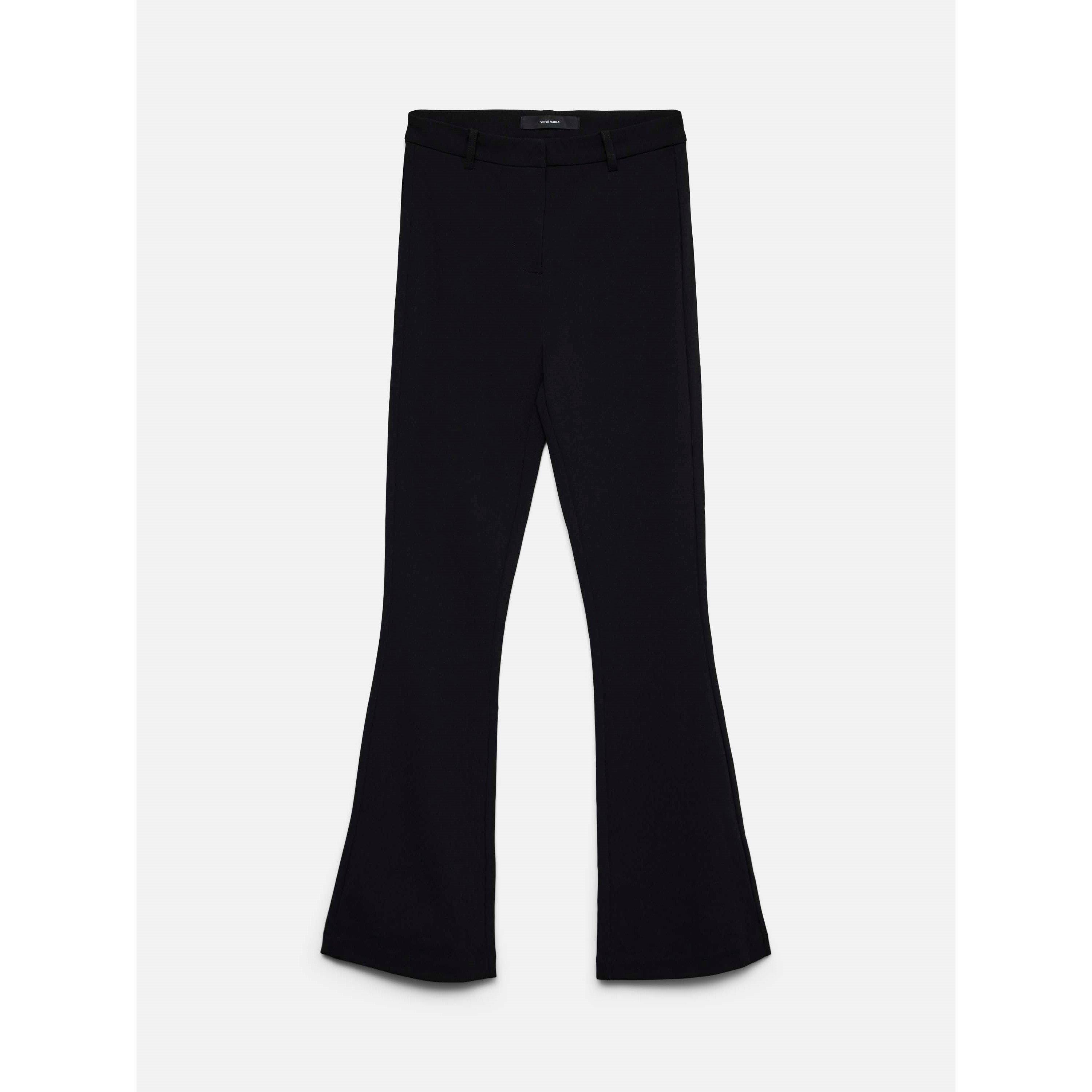 Vero Moda Women's Flared Trousers - Black - XL L32