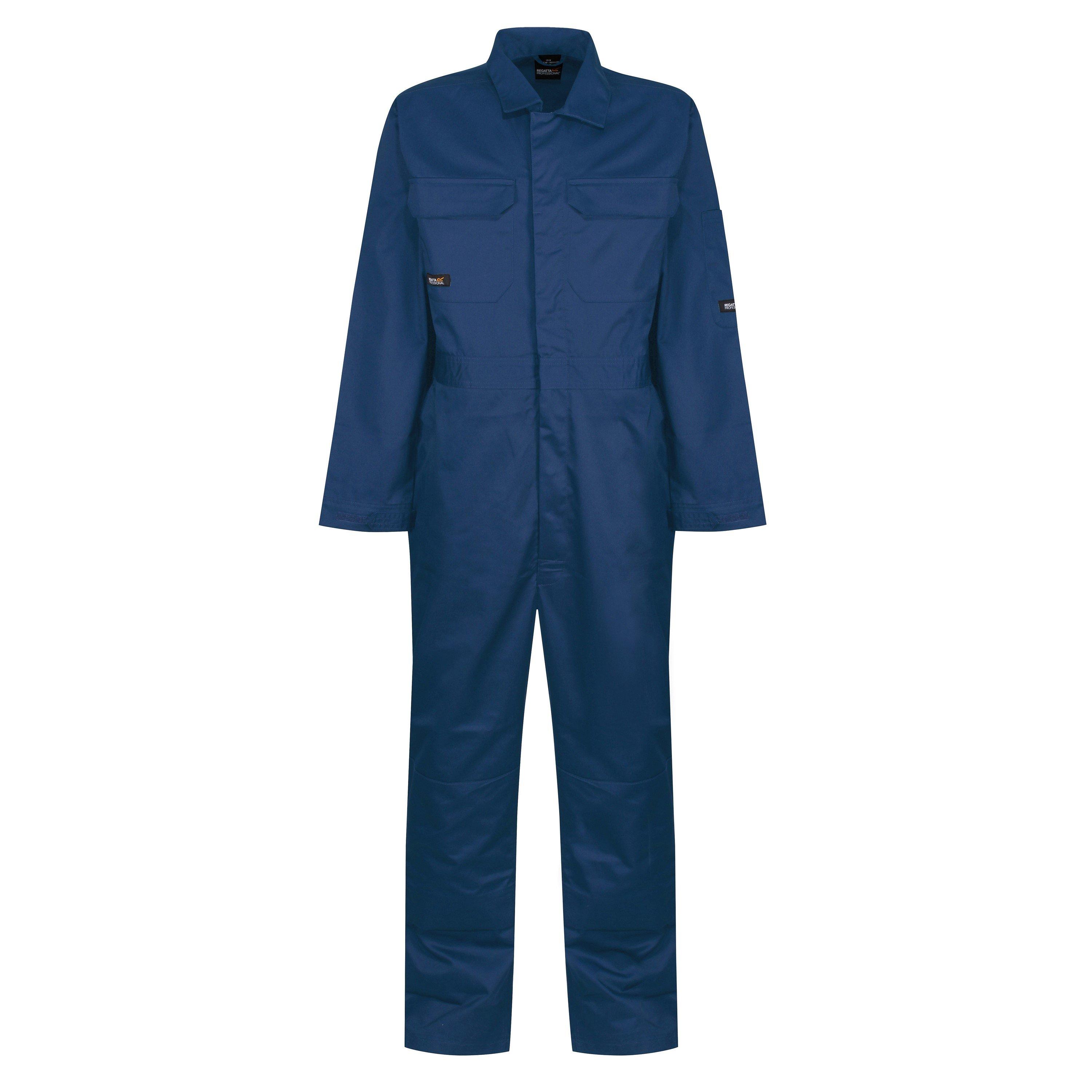 Regatta Men's Hardwearing Overalls - Royal Blue - 42