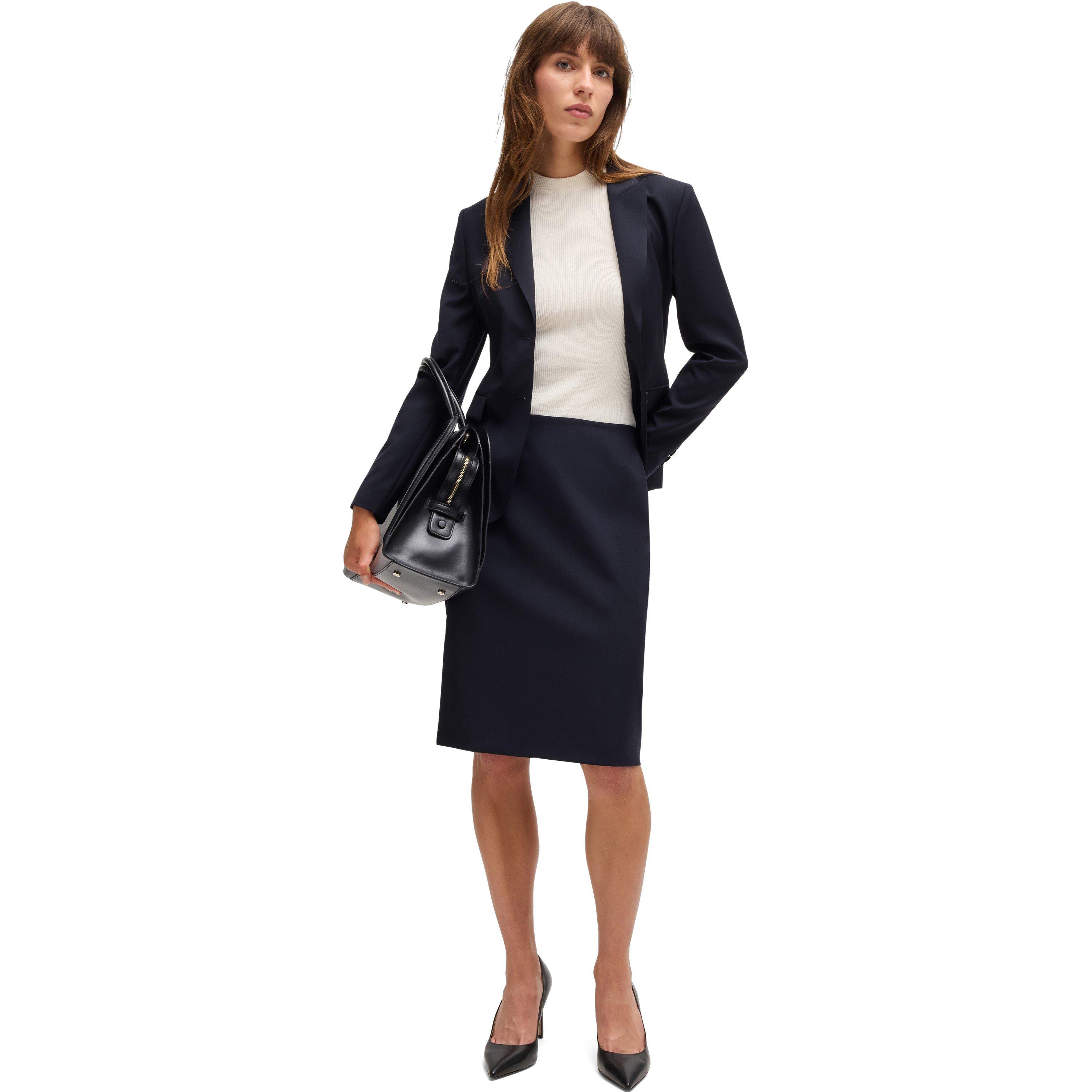 Dark Blue - Boss - Women's Vileah Jersey - 5
