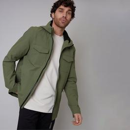 Threadbare Talon Hooded Lightweight Jacket with Fleece Line