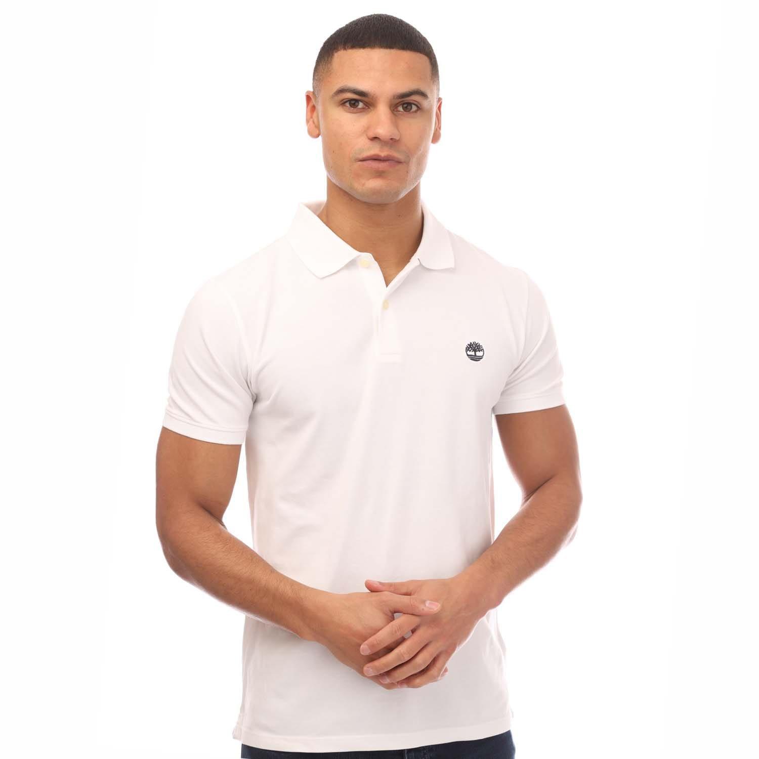 White - Timberland - Merrymee River Polo Shirt - 3