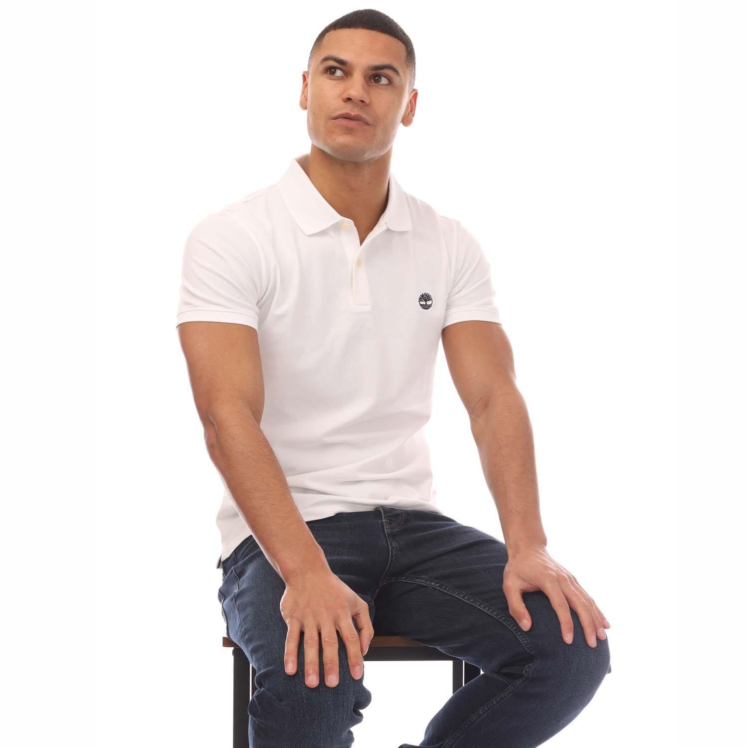 White - Timberland - Merrymee River Polo Shirt - 4