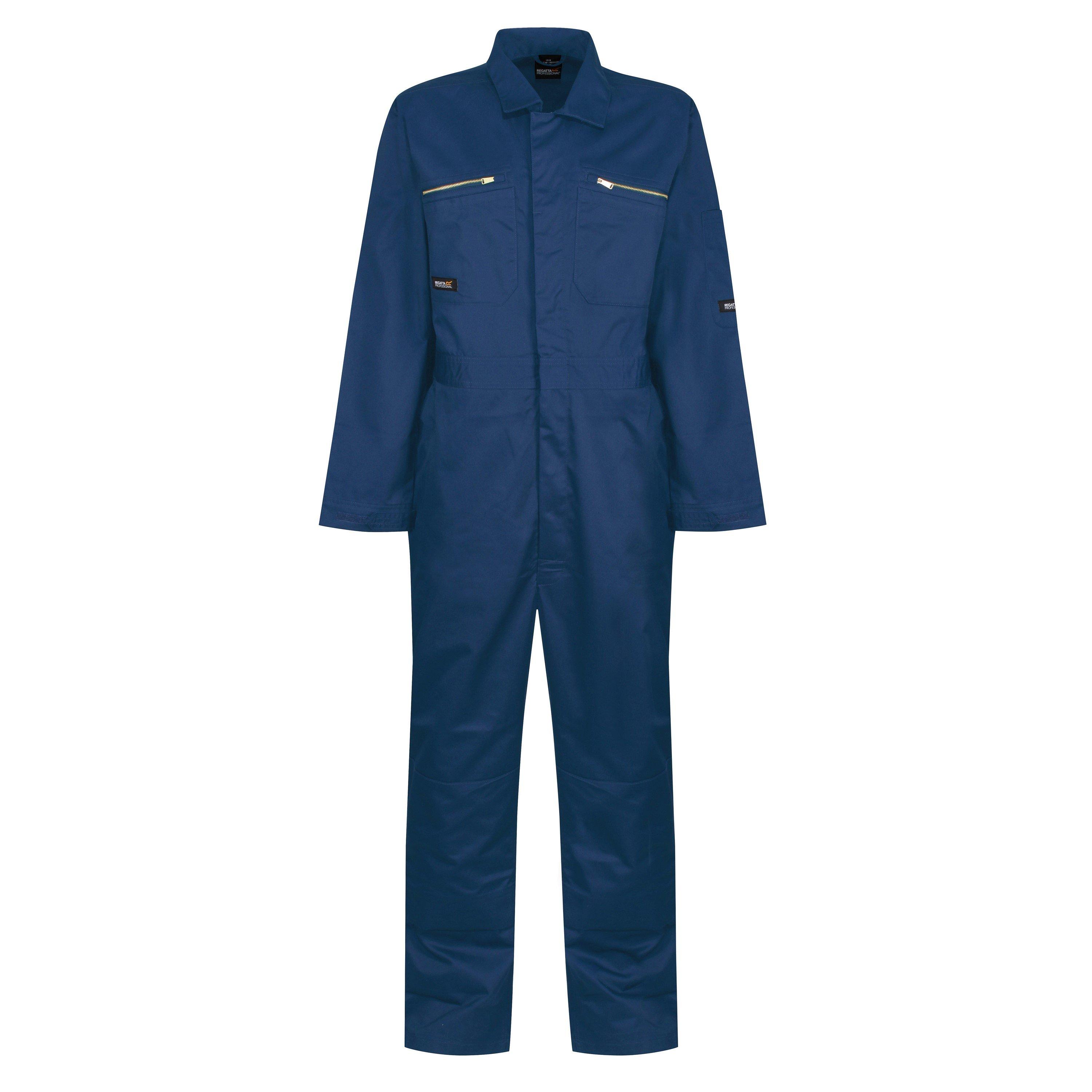 Royal Blue - Regatta - Men's ProZip Zip System Professional Overalls - 1