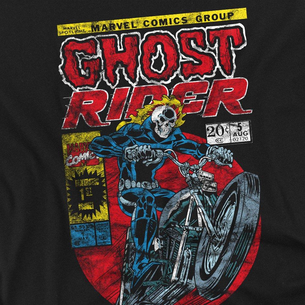 Black - Marvel - Ghost Rider Long Sleeve T-Shirt - 2