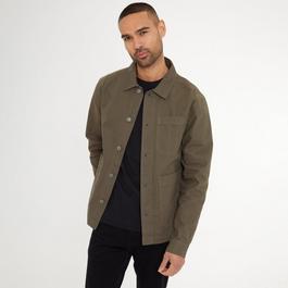 Threadbare Button Up Lightweight Collared Utility Jacket