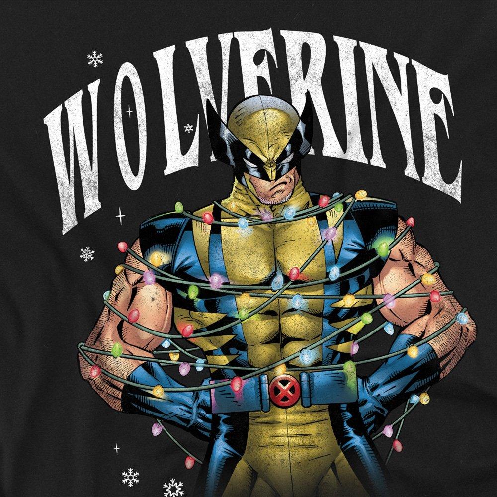 Black - Marvel - Wolverine Merry Xmas Bub! Long Sleeve T-Shirt Bla - 2