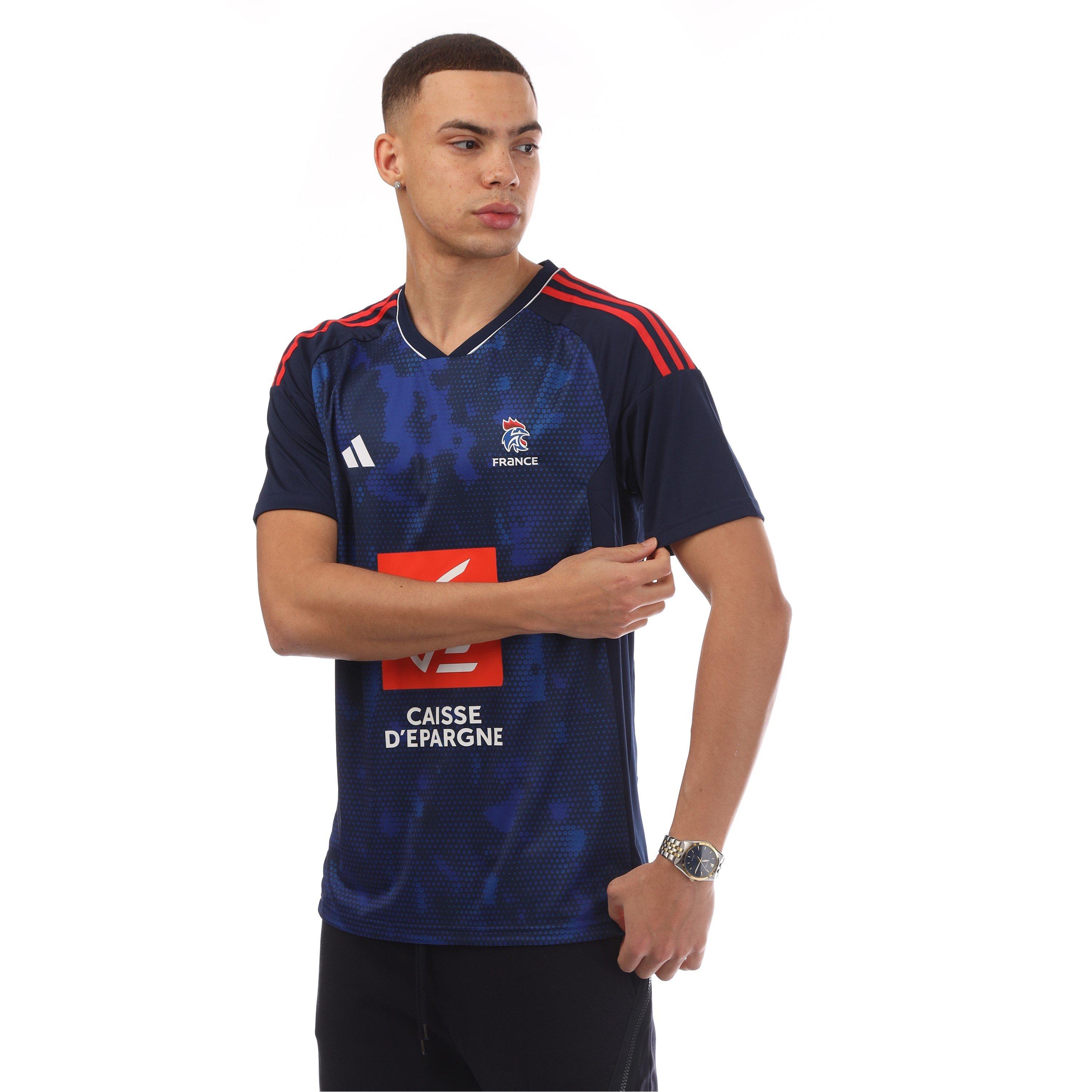 Blu navy - adidas - France Licensed Short-Sleeve Performance T-Shirt - 2