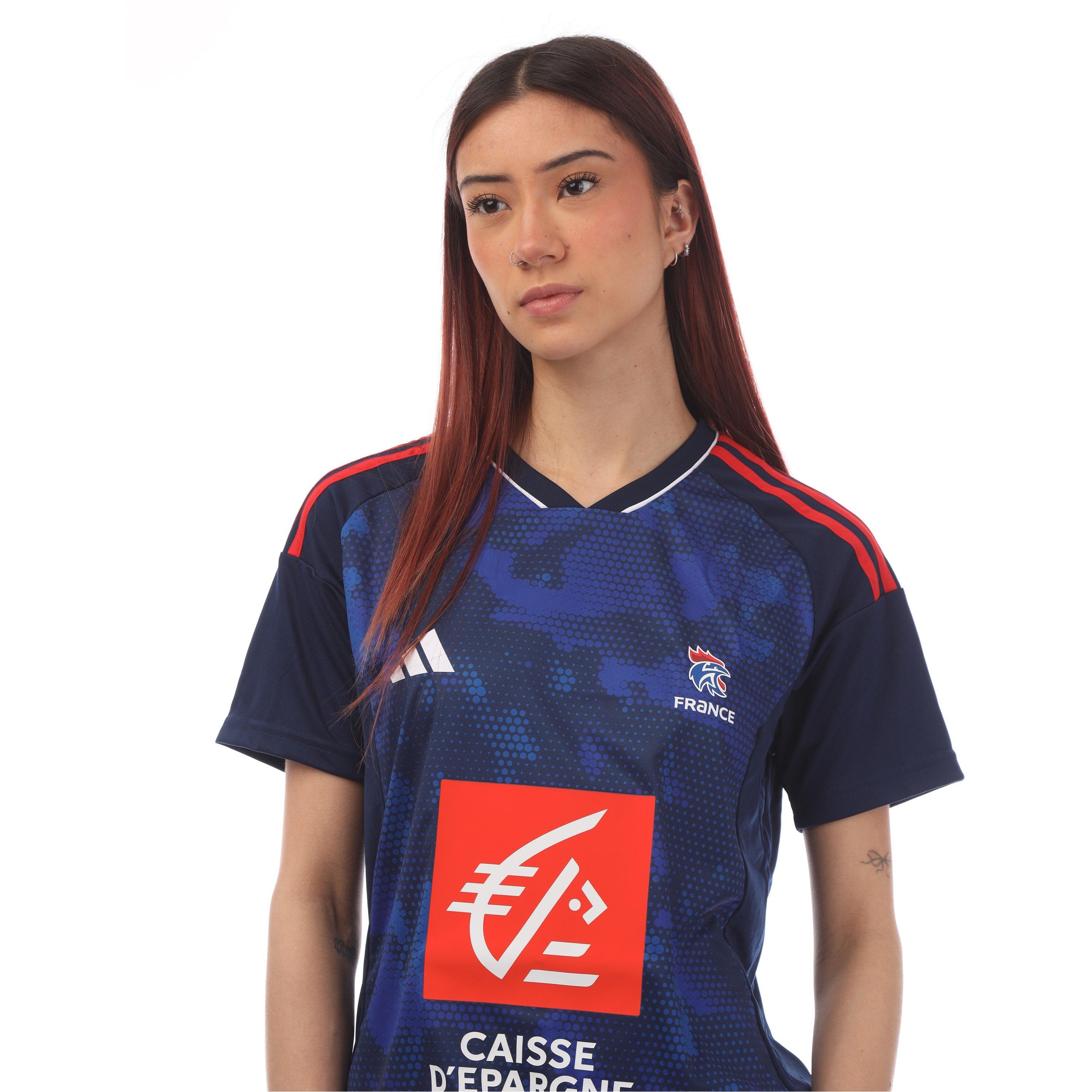 Navy - adidas - France Licensed Short-Sleeve Performance T-Shirt - 2