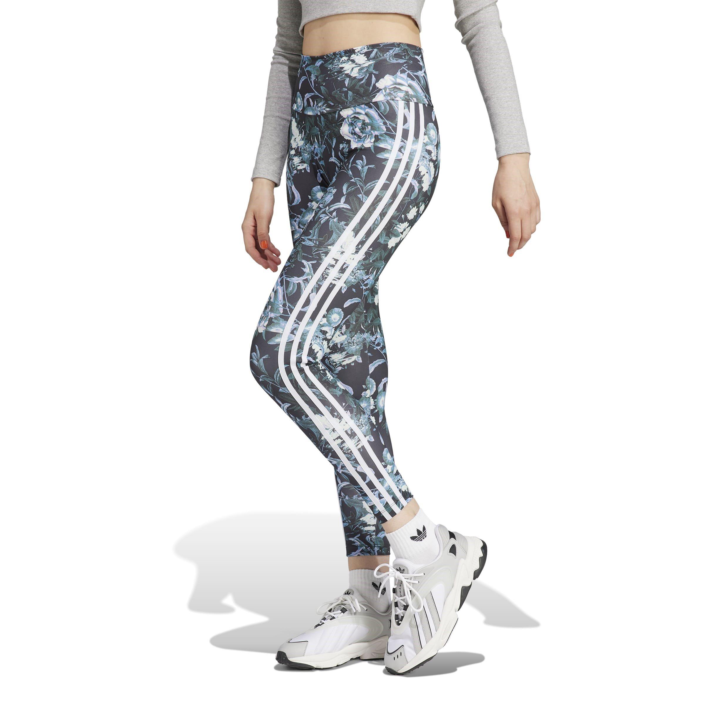 Preto - adidas Originals - Flower Leggings - 2