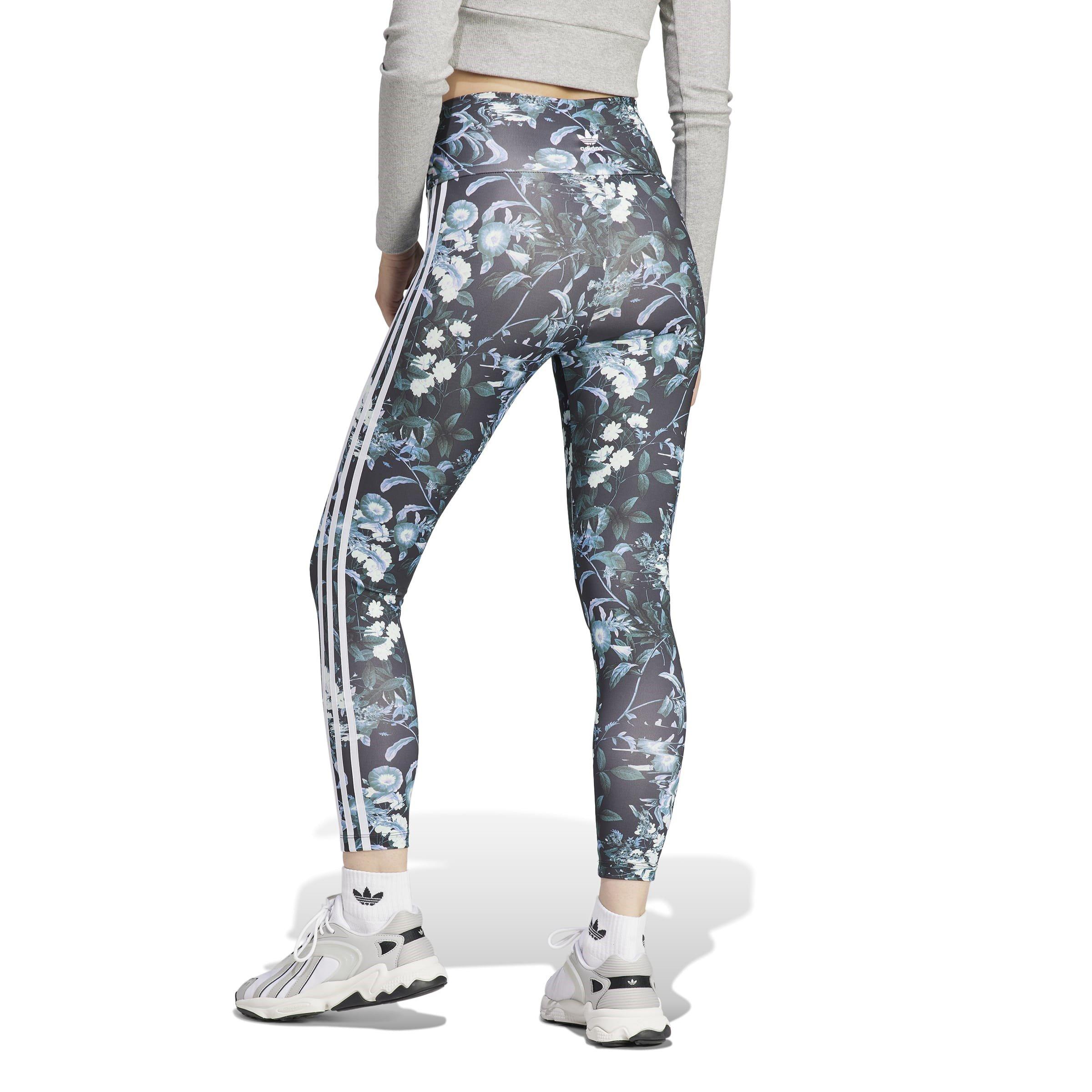 Preto - adidas Originals - Flower Leggings - 3
