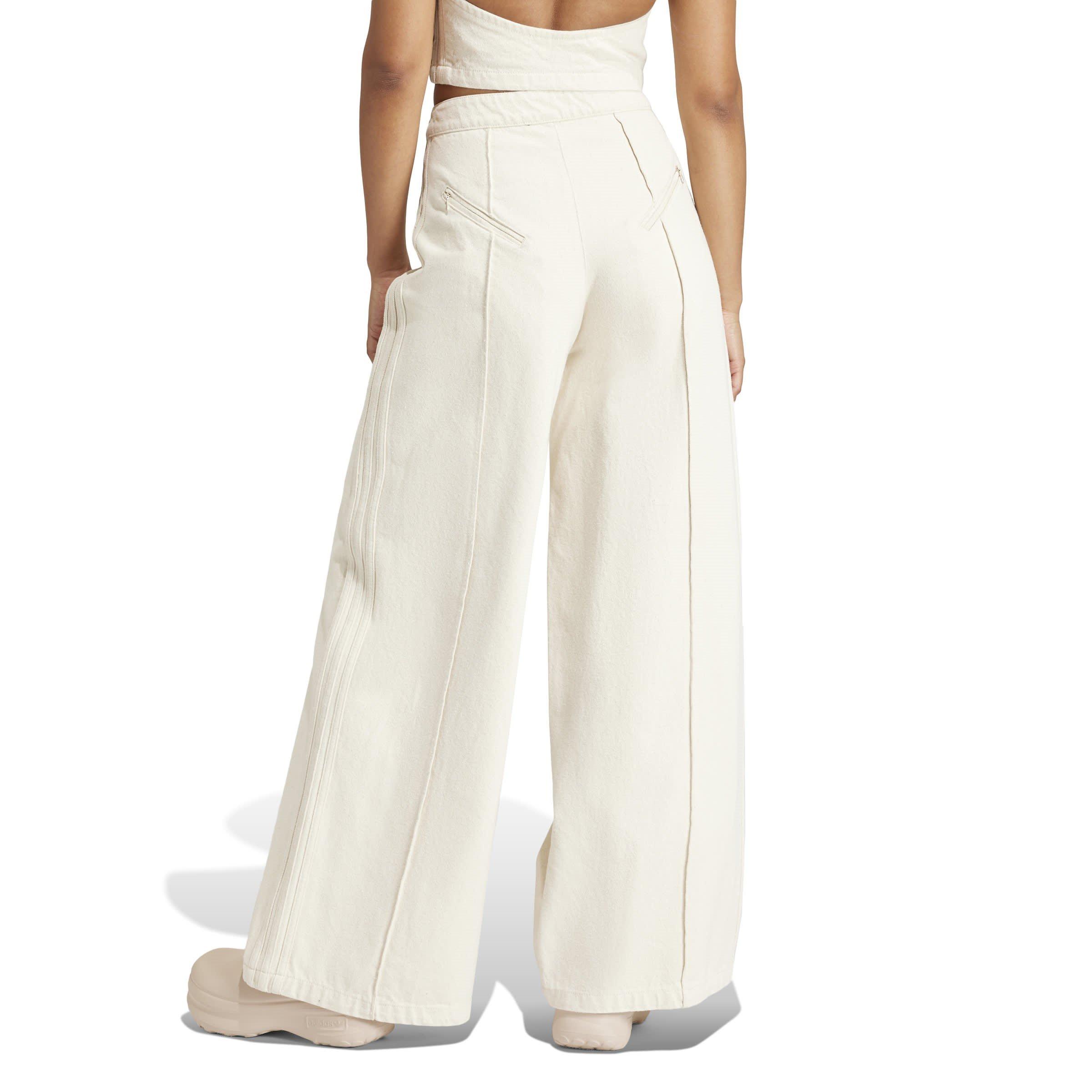 Beige - adidas Originals - Wide Leg Jeans - 3