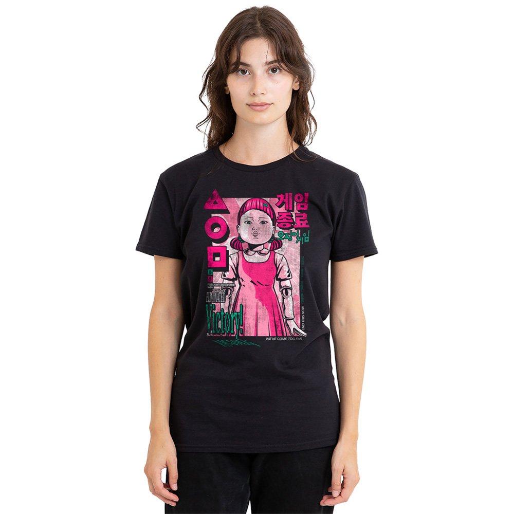 Black - Squid Game - Squid Game YoungHee Comic Anime Ladies T Shirt Bl - 1