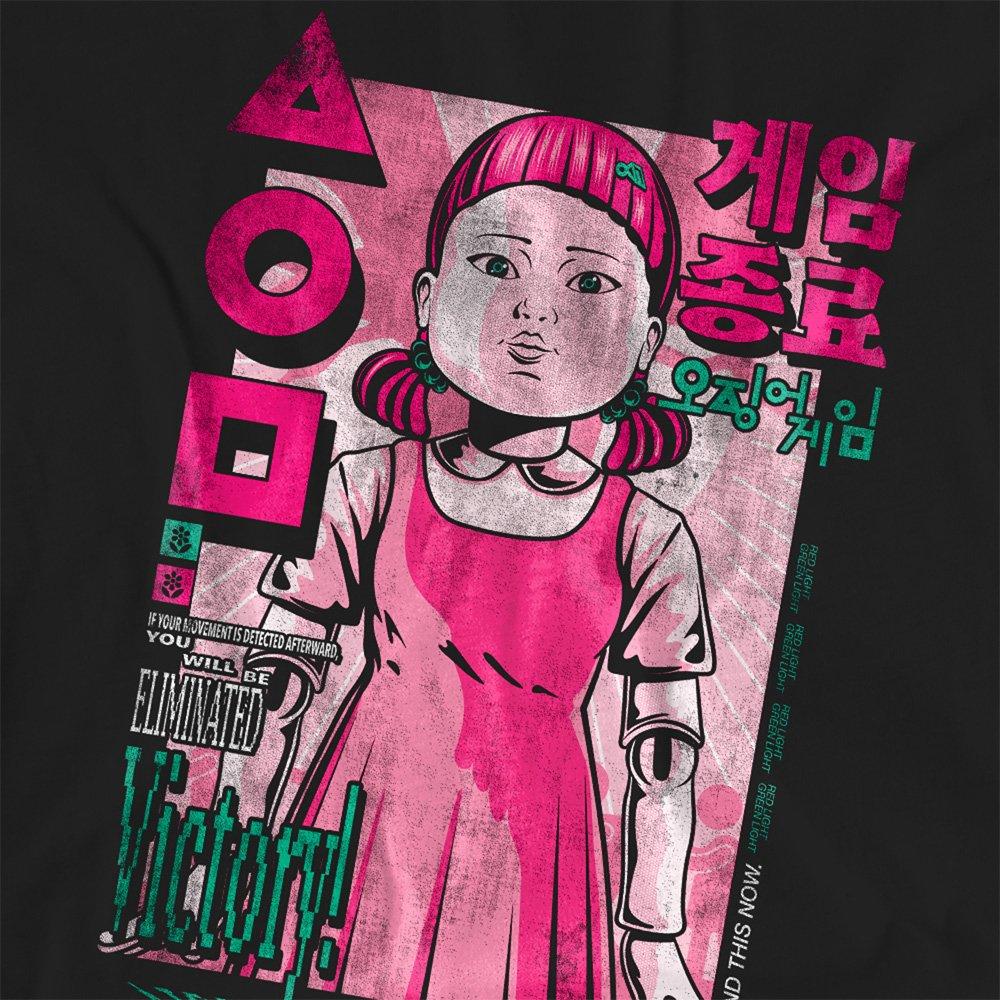 Black - Squid Game - Squid Game YoungHee Comic Anime Ladies T Shirt Bl - 2