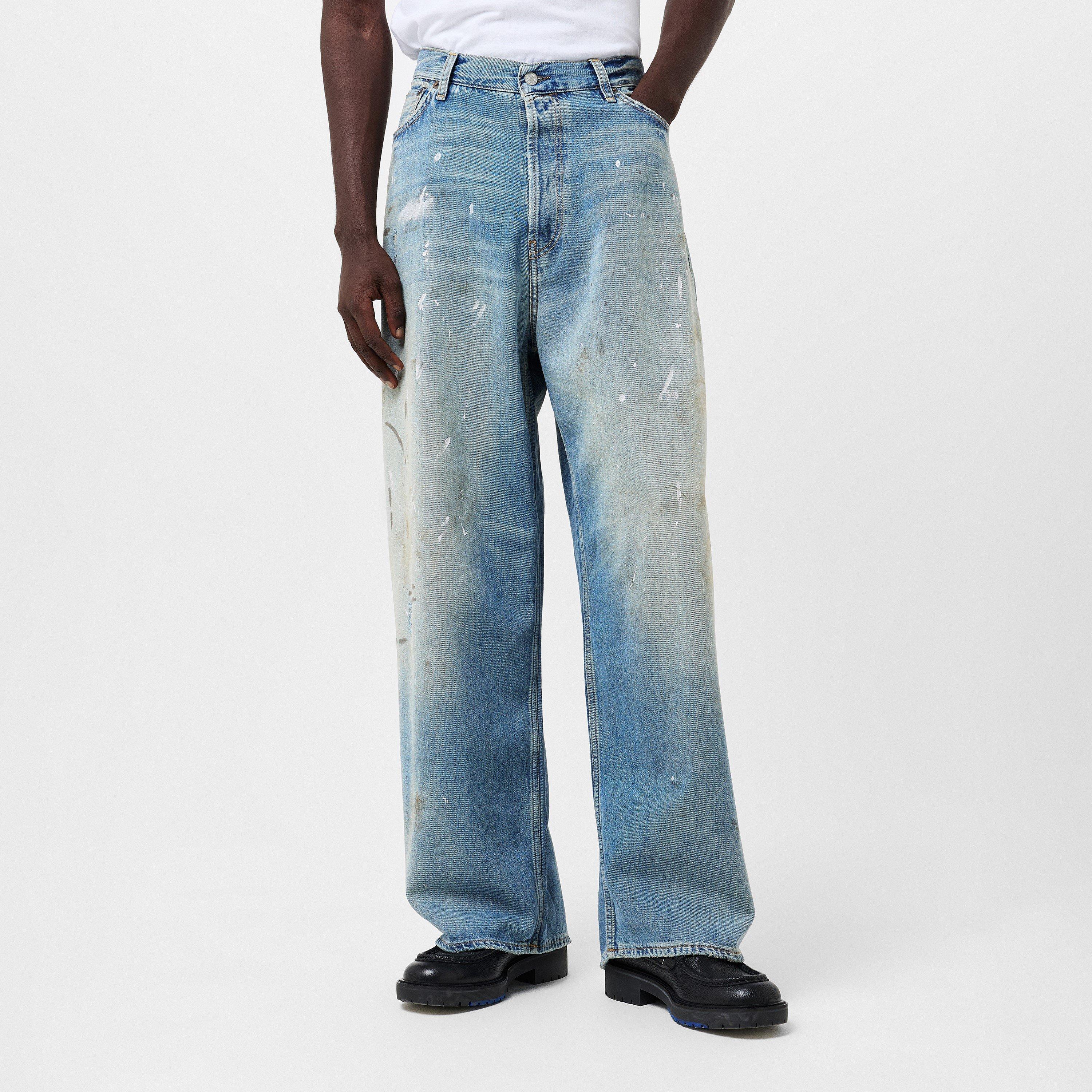 Light Blue - Acne Studios - Men's Trafalgar Wide Leg Jeans - 3