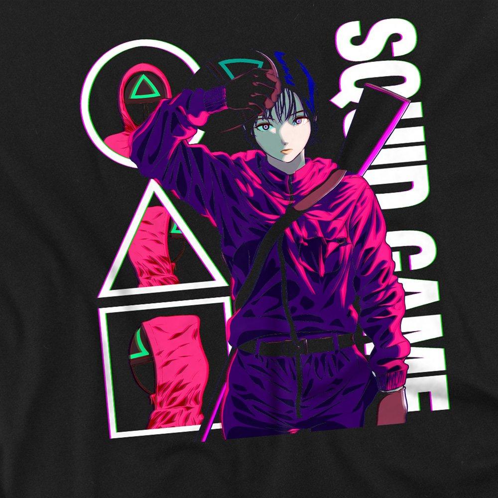 Black - Squid Game - Squid Game - Season Three Anime Guards T-Shirt Bl - 2