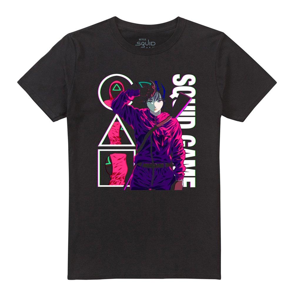 Black - Squid Game - Squid Game - Season Three Anime Guards T-Shirt Bl - 4