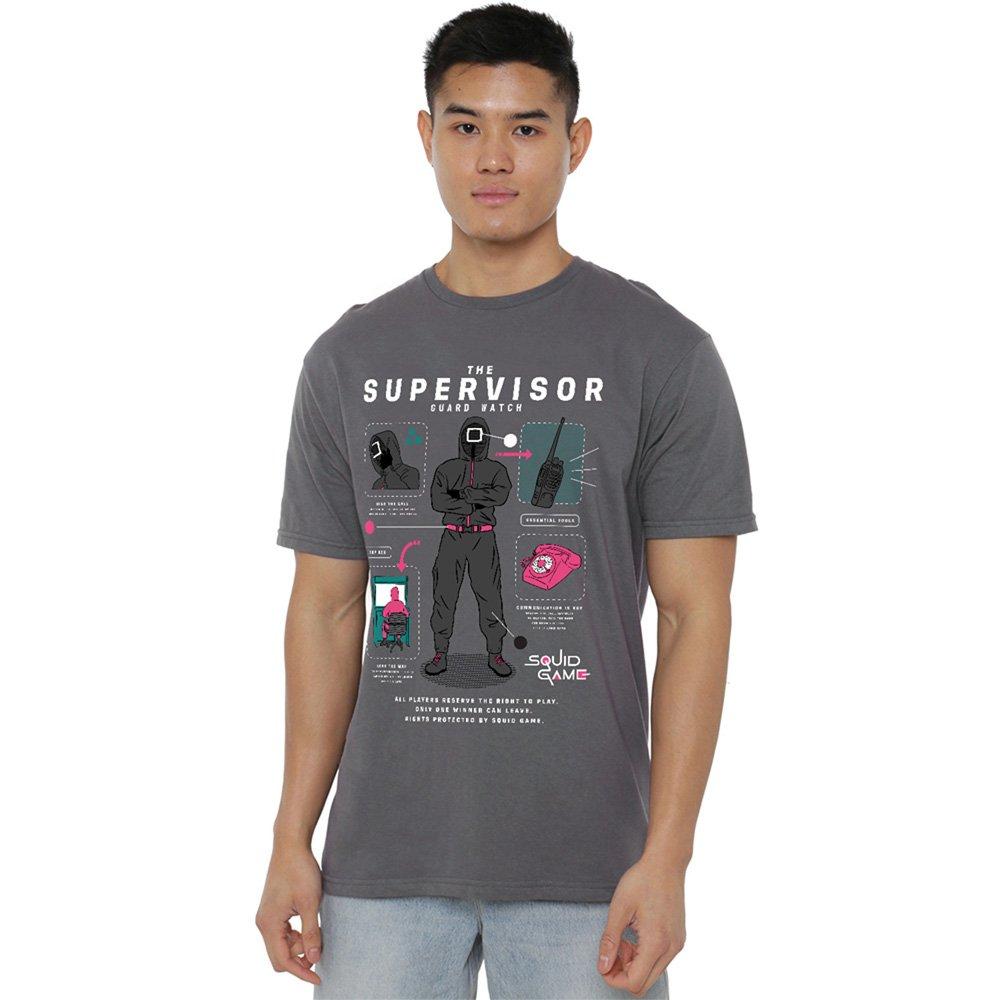 Grey - Squid Game - Squid Game - Season Three The Supervisor T-Shirt - 1