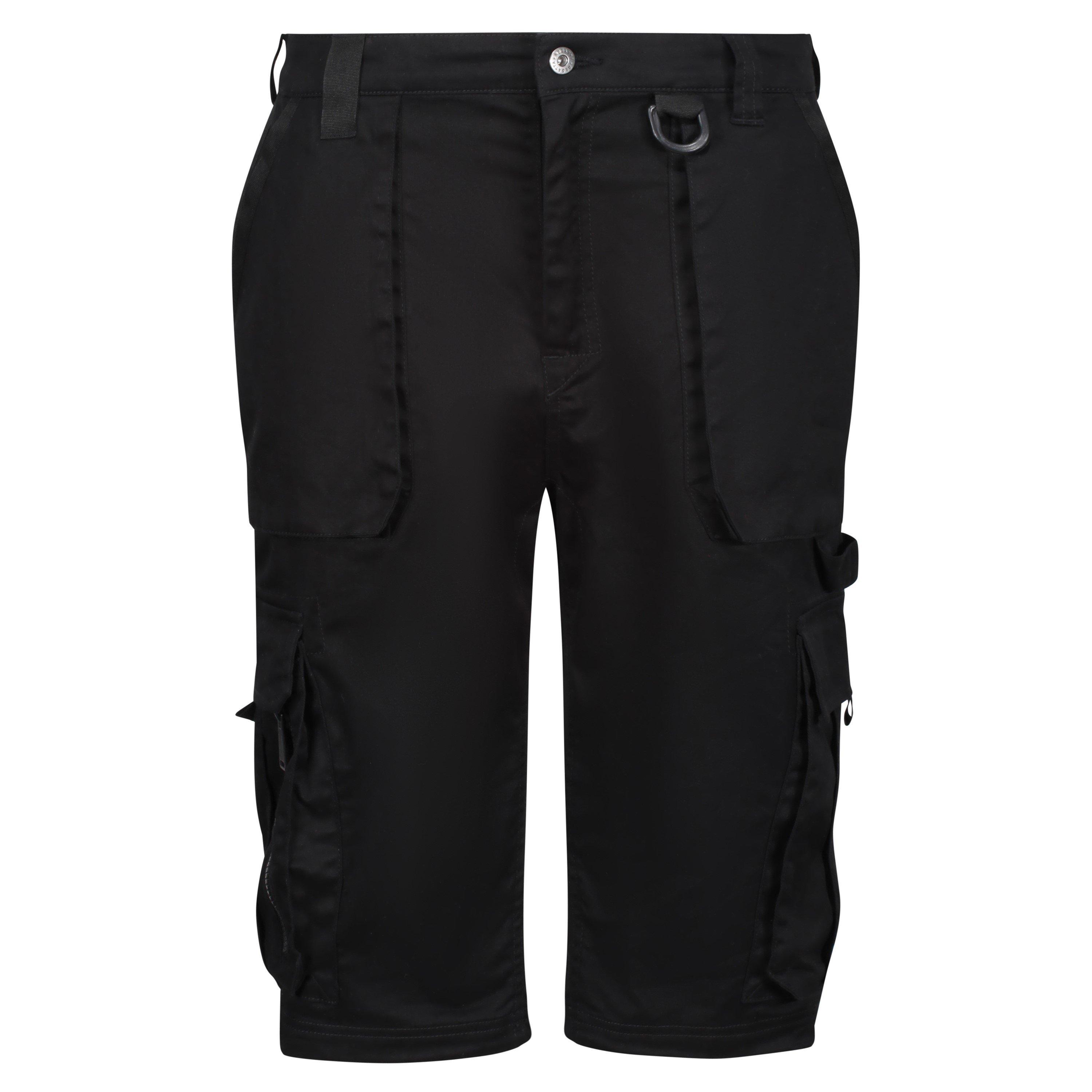 Regatta Men's Utility Reinforced -Pocket Work Shorts - Black - 42