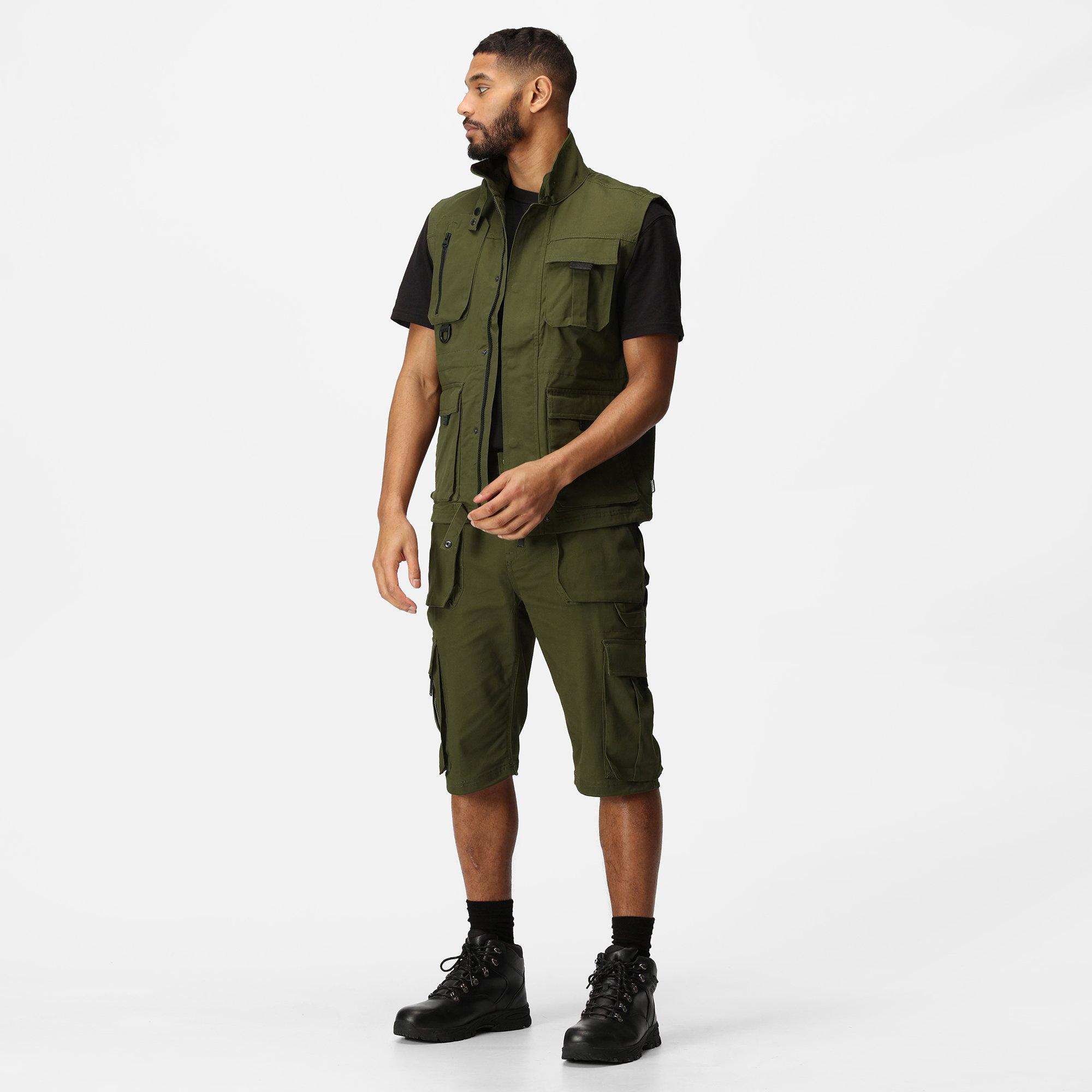 Regatta Men's Utility Reinforced -Pocket Work Shorts - Khaki - 38