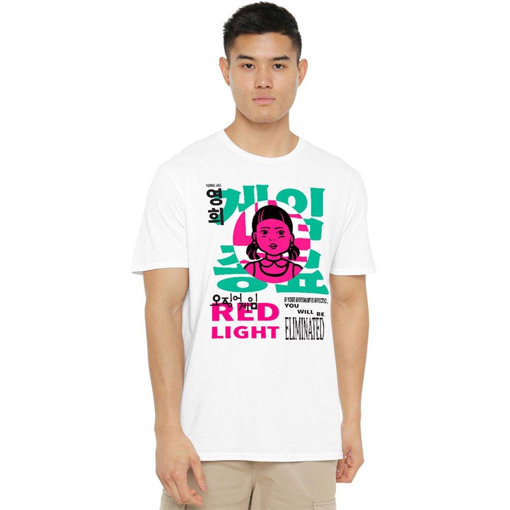 White - Squid Game - Squid Game - Season Three Young-Hee Red Light T-Sh - 1
