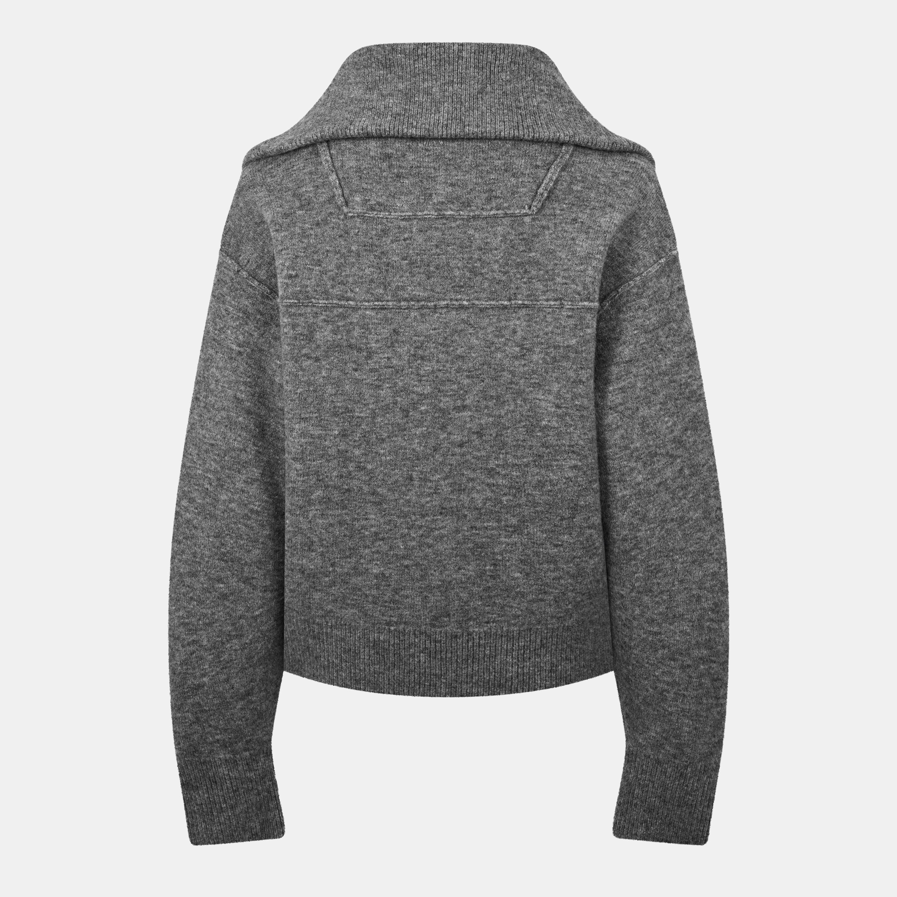 Grey Marl - Represent - Women's Polar Crew Neck Jumper - 2