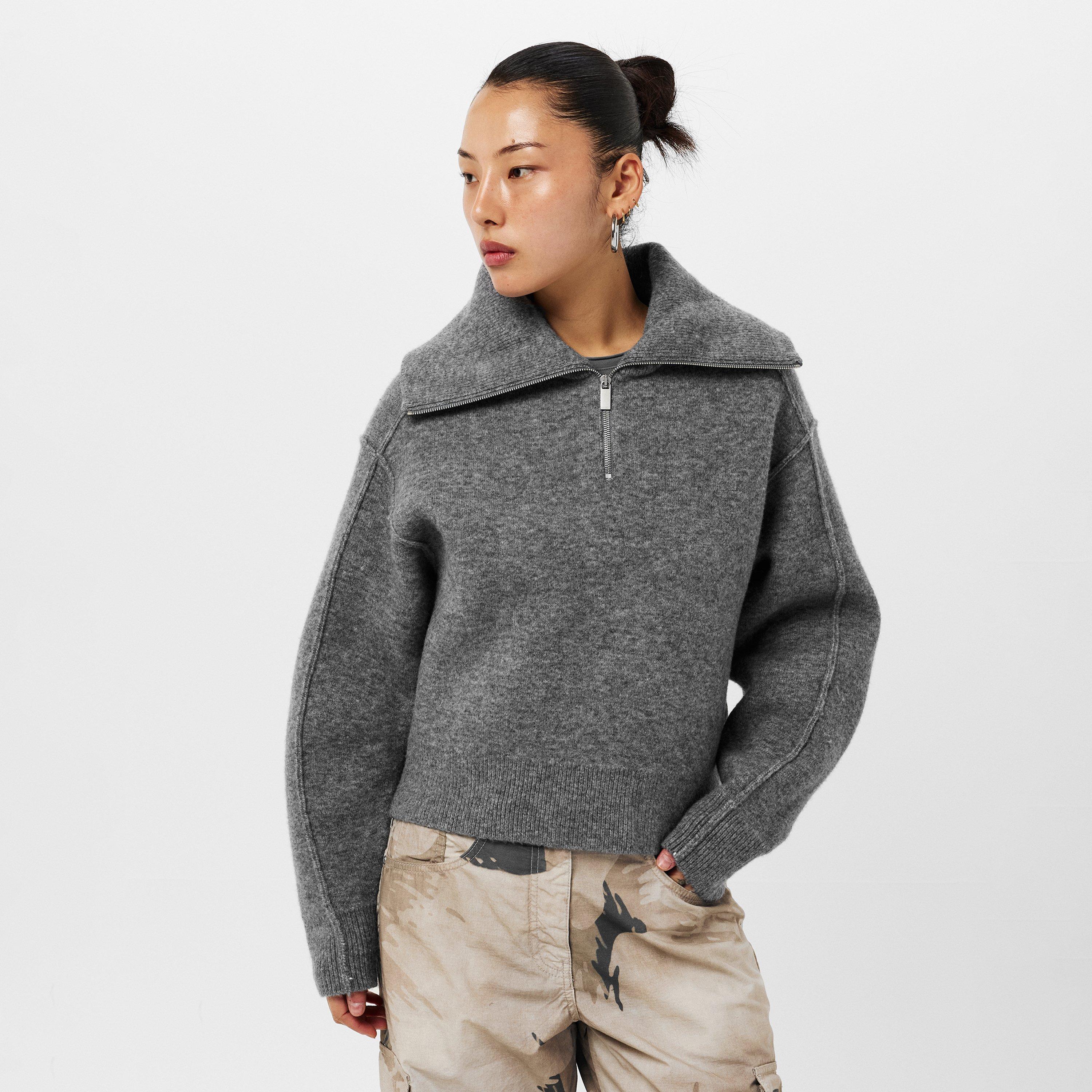 Grey Marl - Represent - Women's Polar Crew Neck Jumper - 3