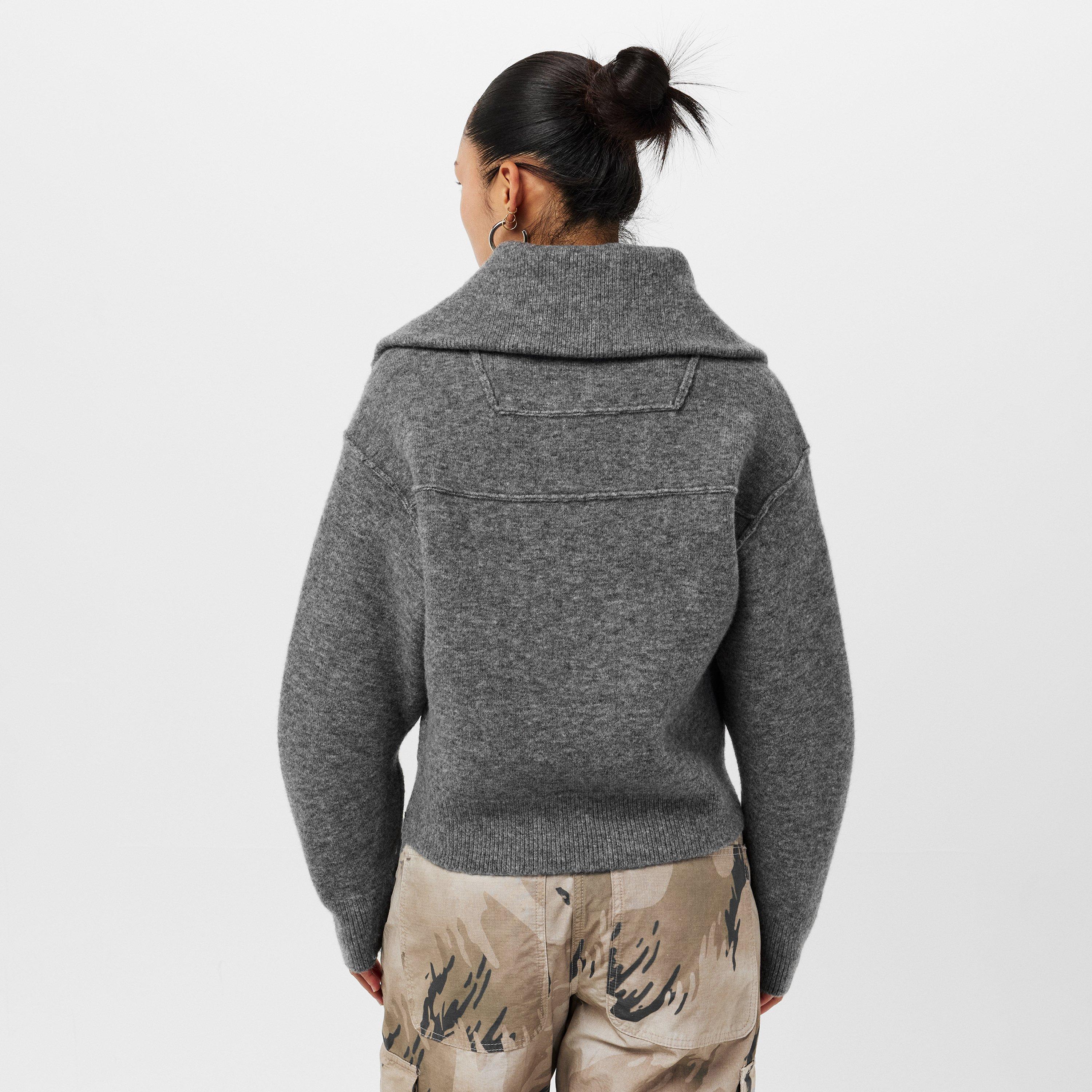 Grey Marl - Represent - Women's Polar Crew Neck Jumper - 4
