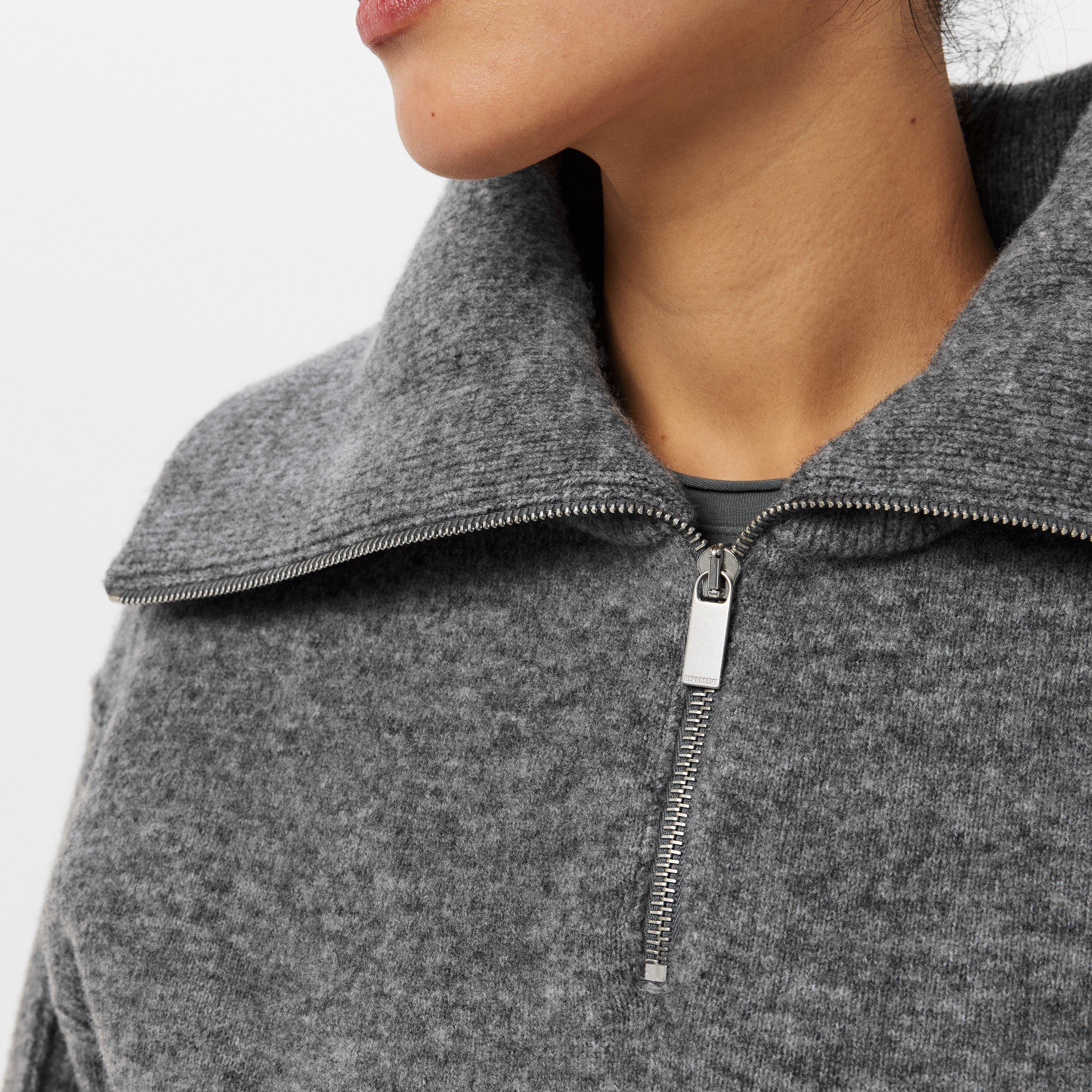 Grey Marl - Represent - Women's Polar Crew Neck Jumper - 5