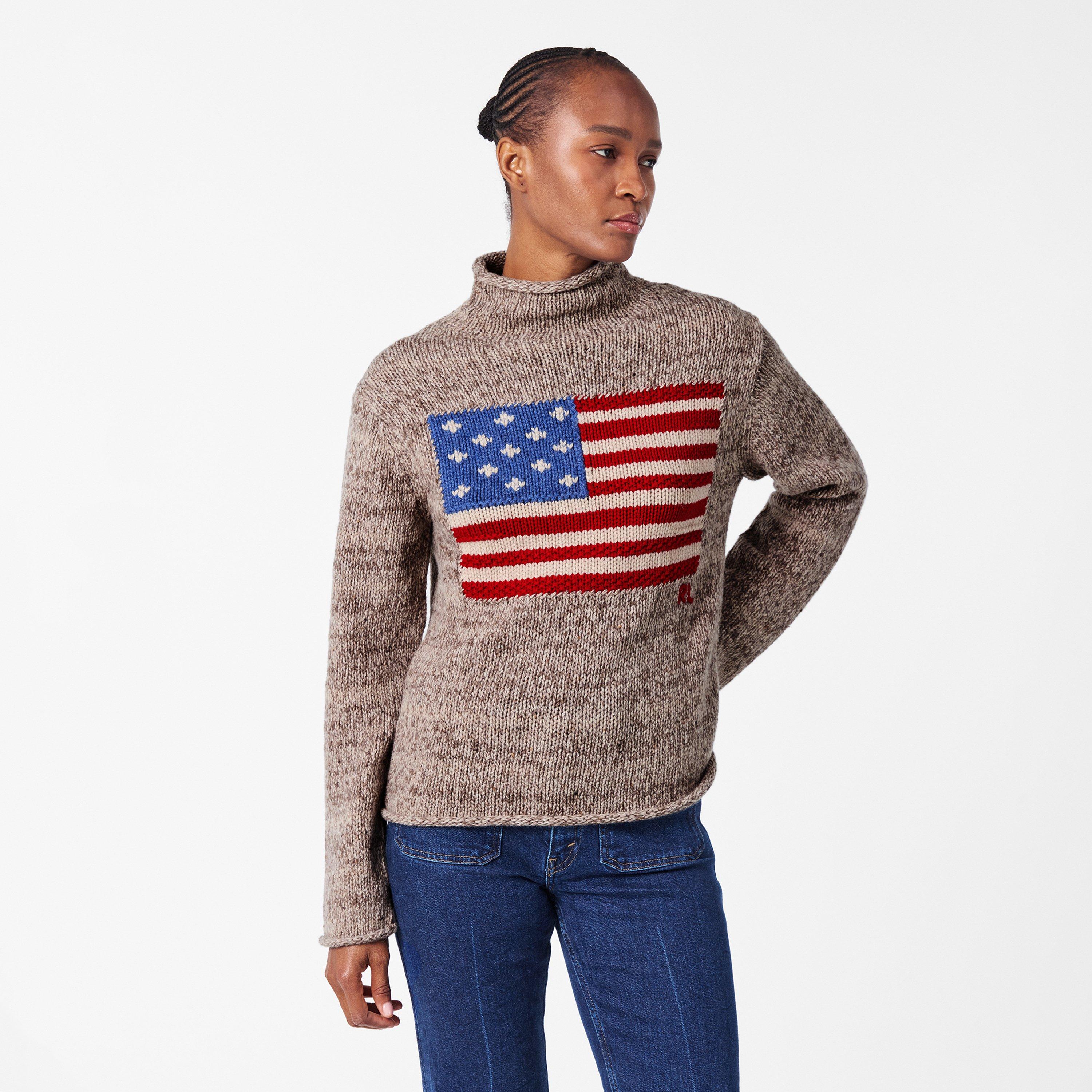 NATURAL MULTI - Polo Ralph Lauren - Polo Flag Knit Ld54 - 3