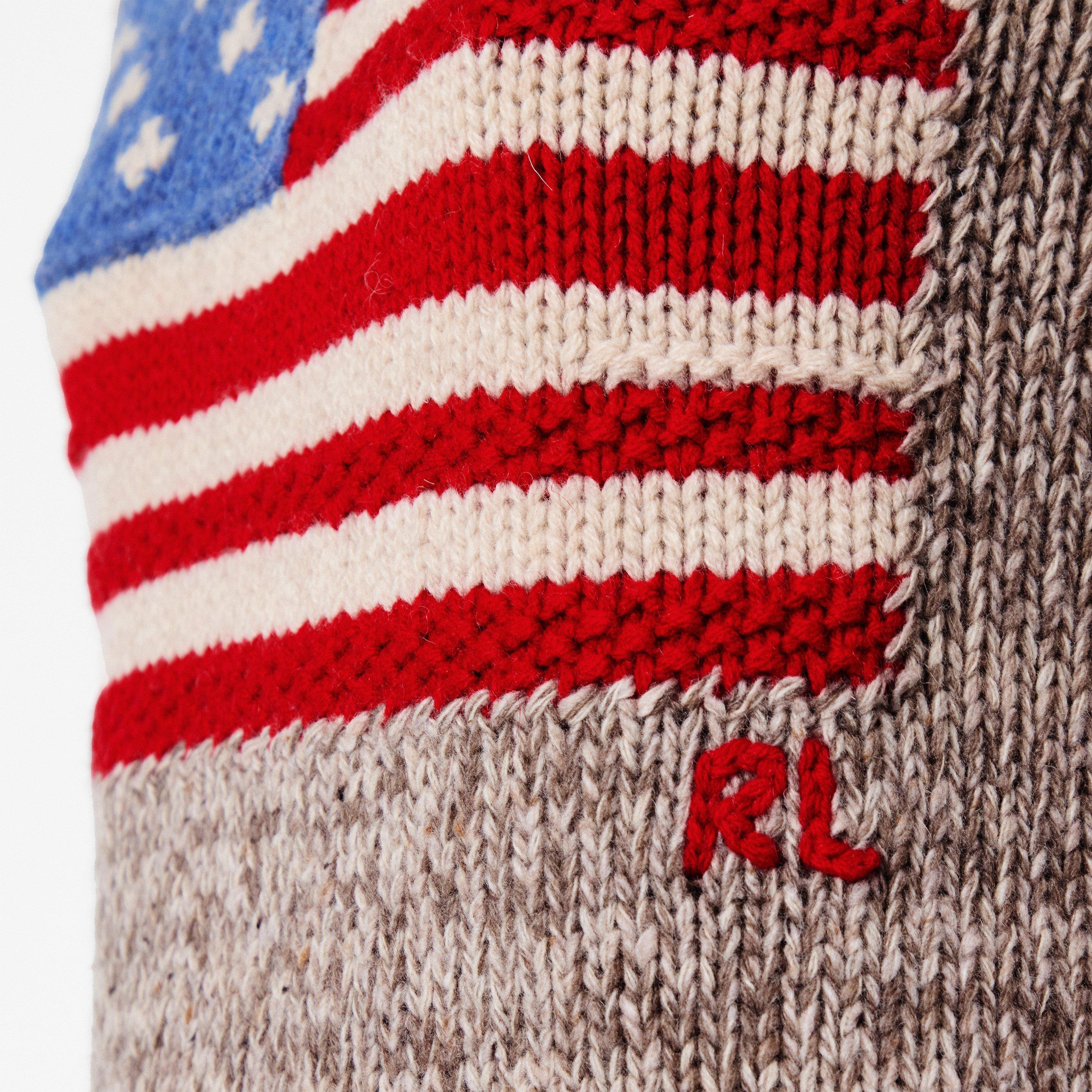 NATURAL MULTI - Polo Ralph Lauren - Polo Flag Knit Ld54 - 5