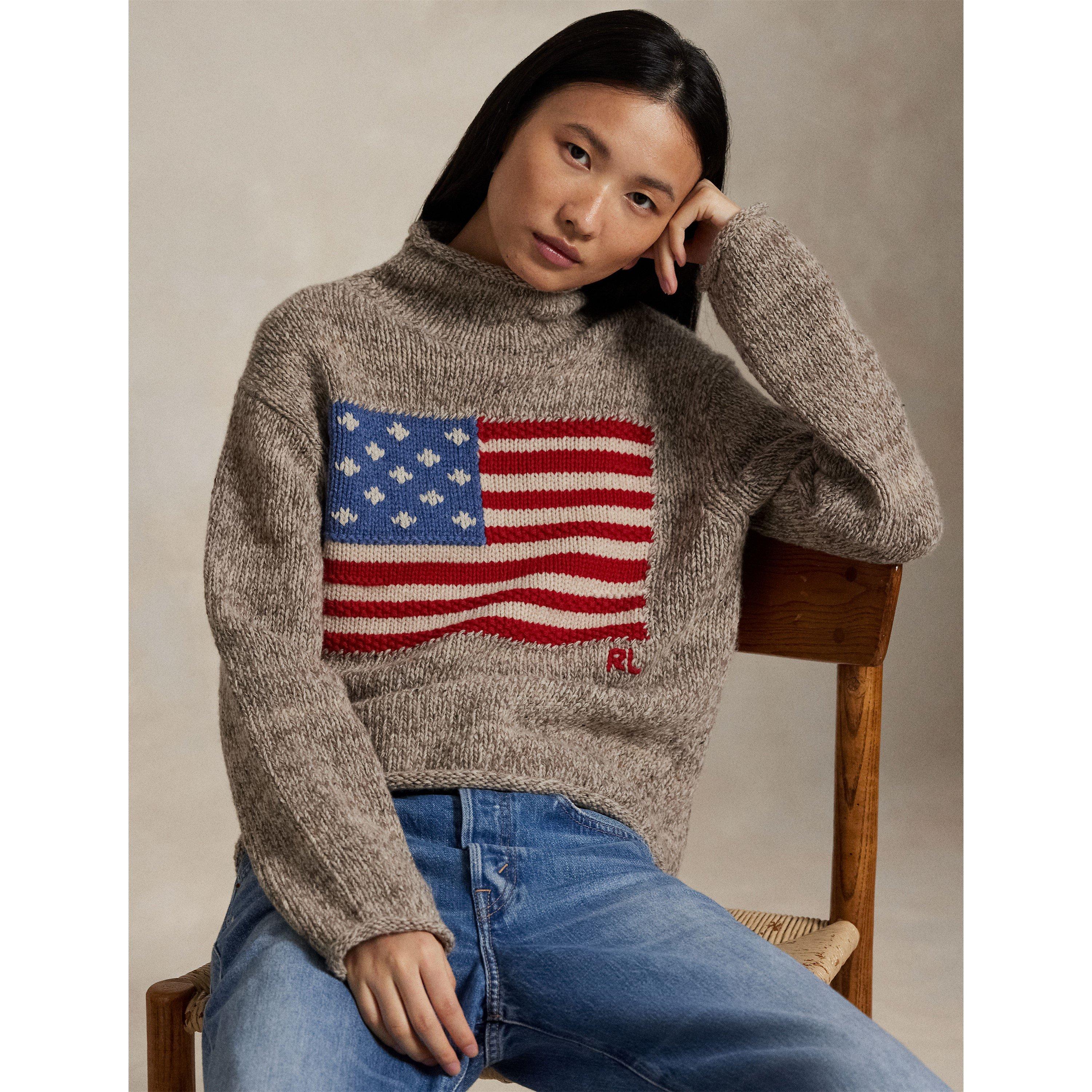 NATURAL MULTI - Polo Ralph Lauren - Women's Flag Knitted Crew Neck Jumper - 6